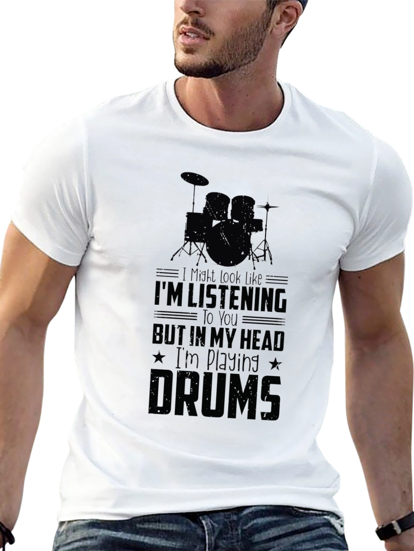 Drummer T-Shirt - Im Playing Drums!