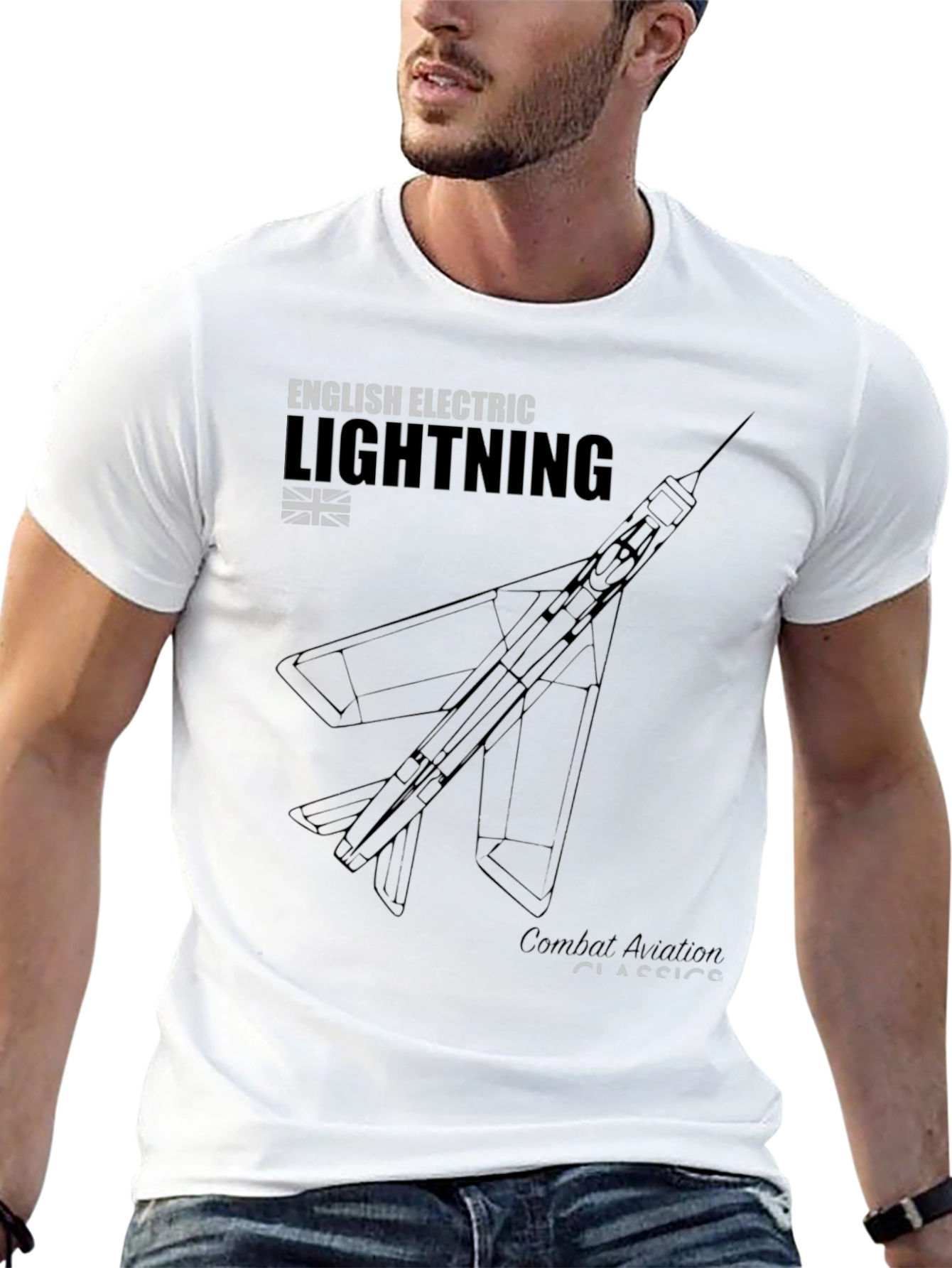 English Electric Lightning T-Shirt - Combat Aviation Classics