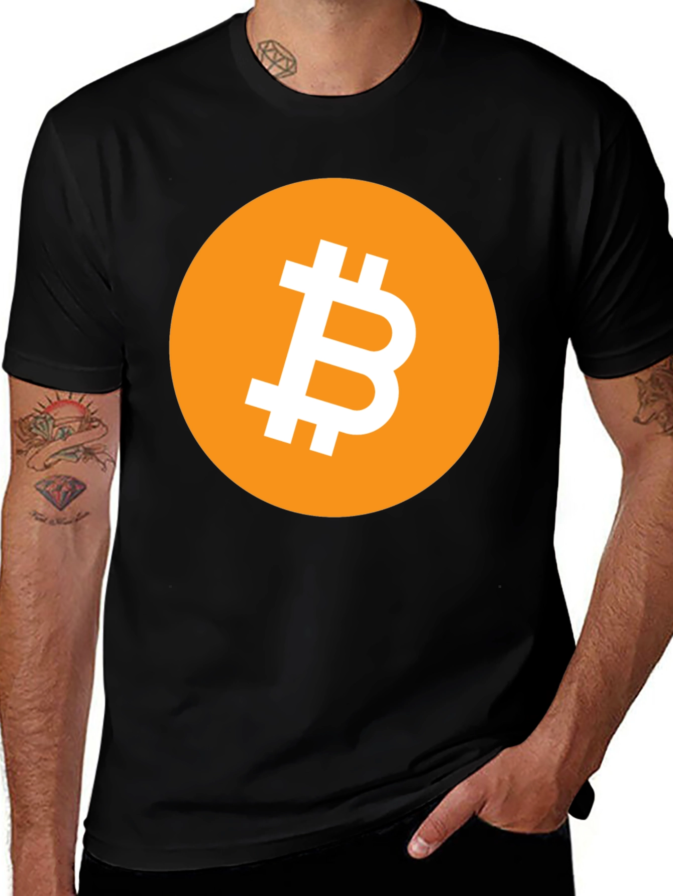 Bitcoin Logo T-Shirt - Cryptocurrency Style