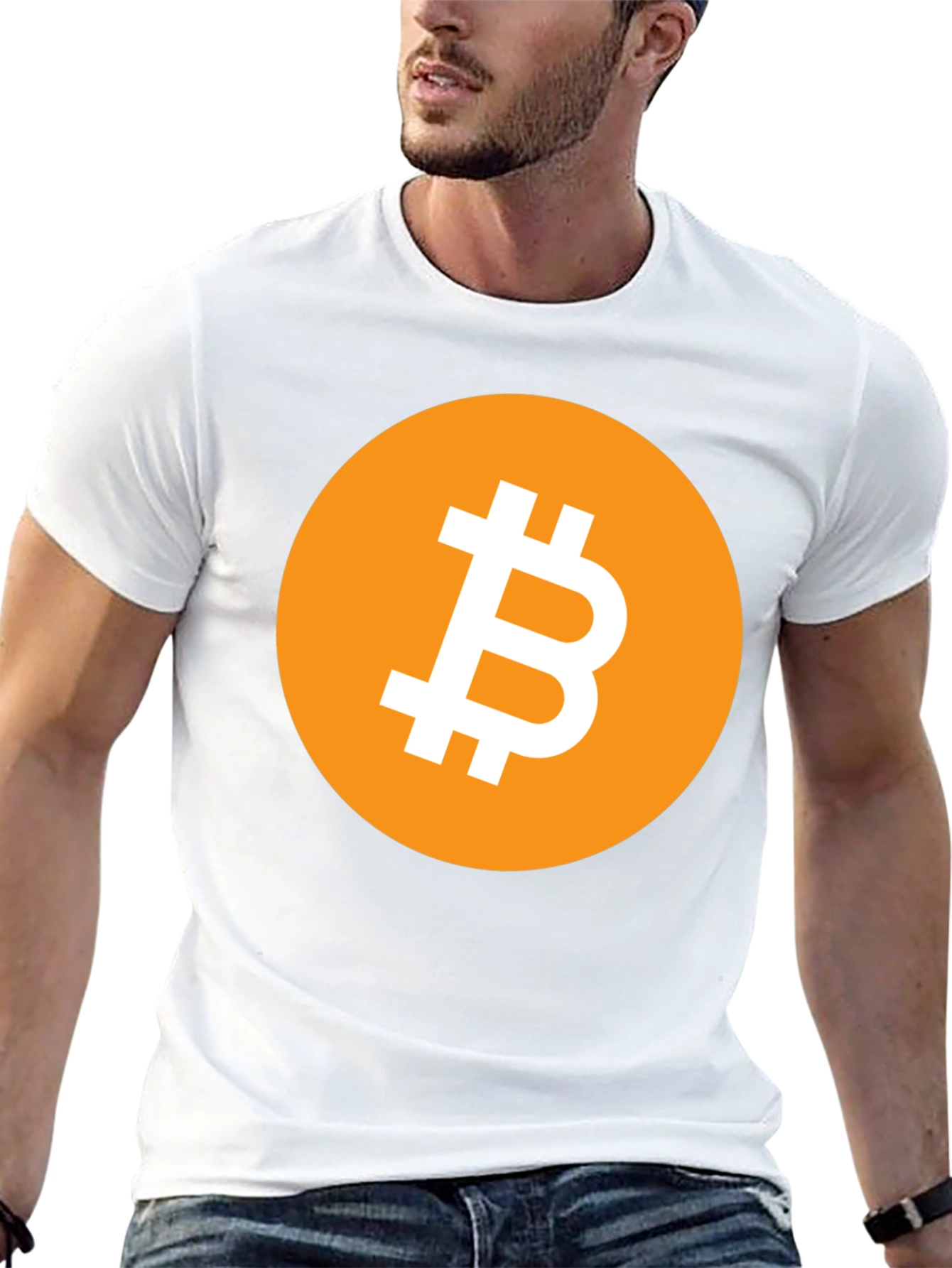 Bitcoin Logo T-Shirt - Cryptocurrency Style