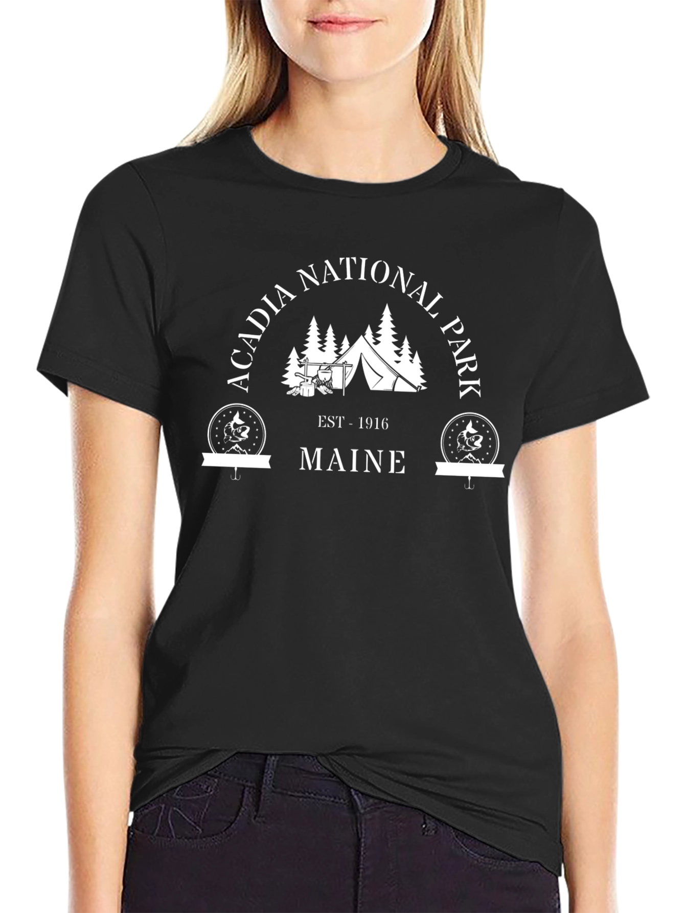 Acadia National Park Maine Graphic T-Shirt