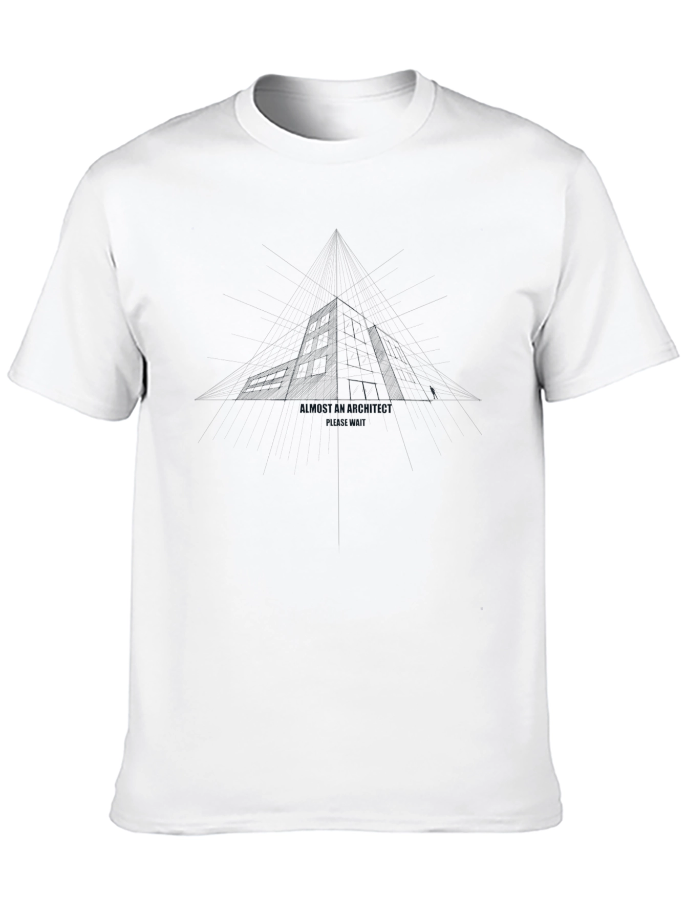 Architectural Blueprint Tee - Mens Black T-Shirt