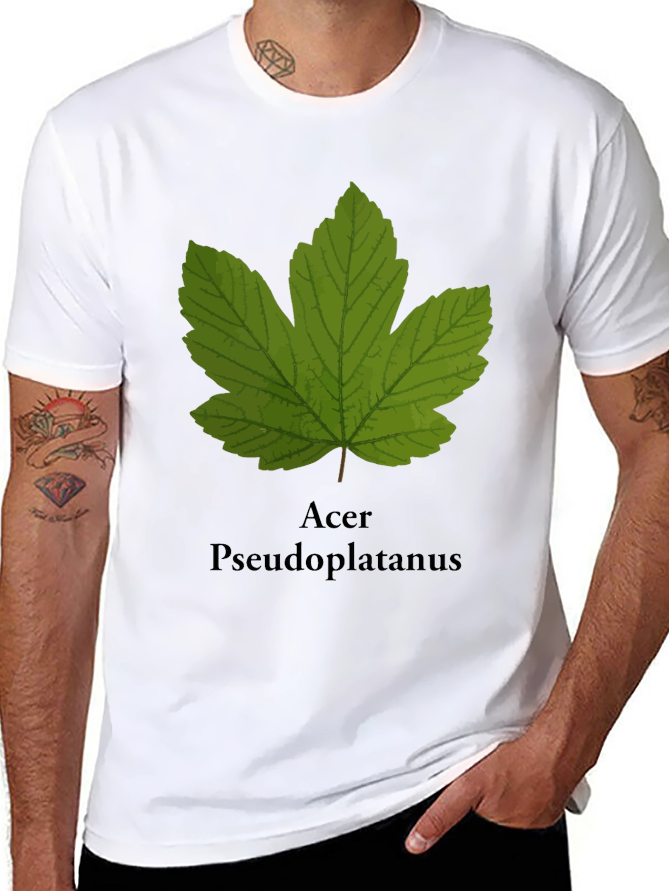 Maple Leaf Acer T-Shirt - Nature Botanical Tee