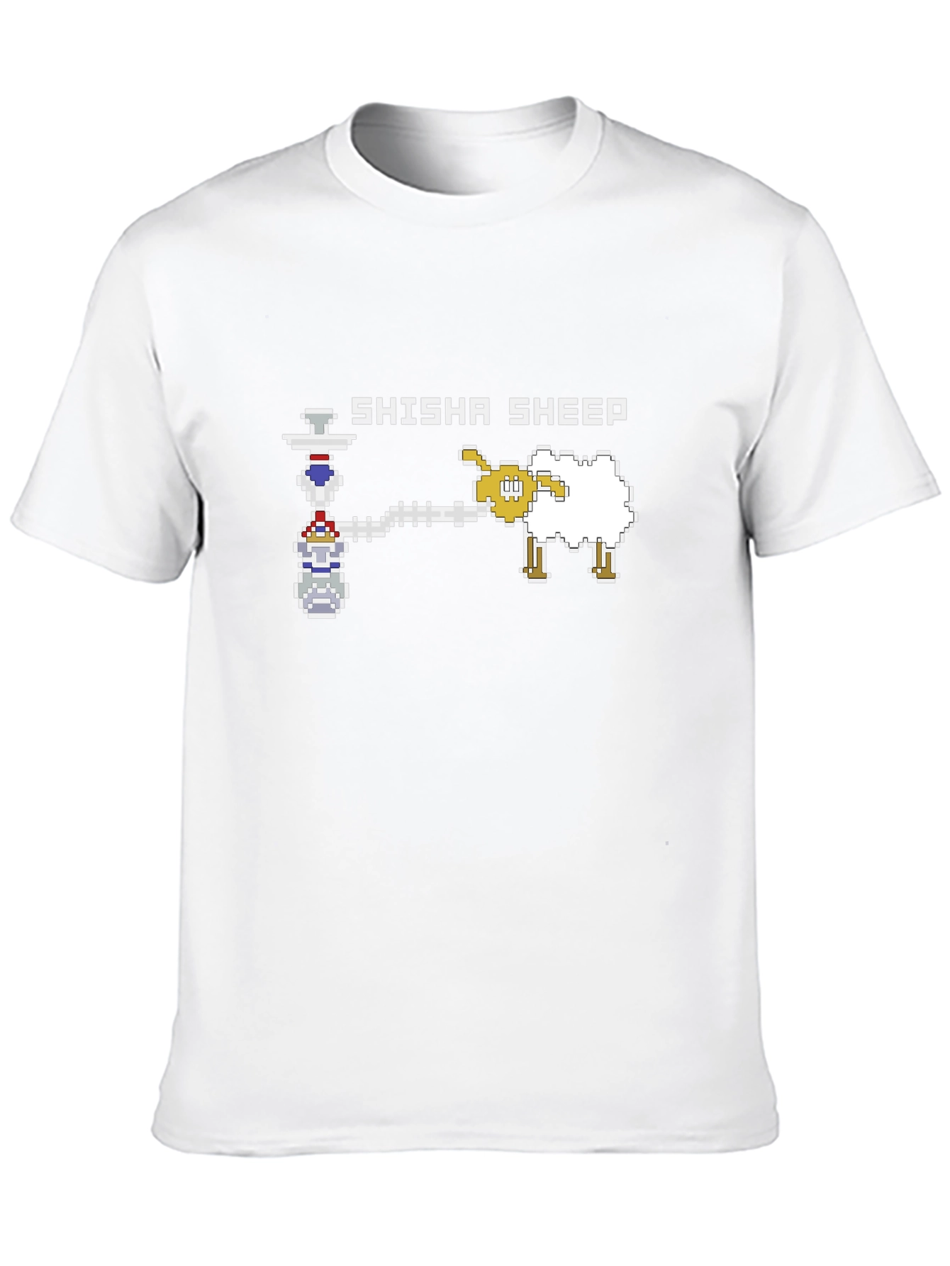Shisha Sheep Graphic Black T-Shirt