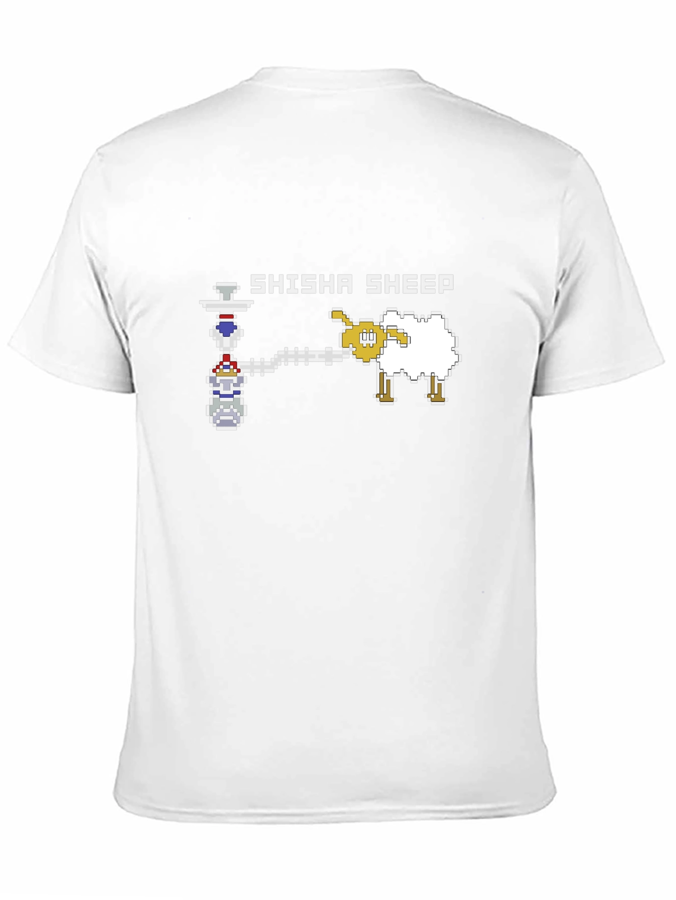 Shisha Sheep Graphic Black T-Shirt