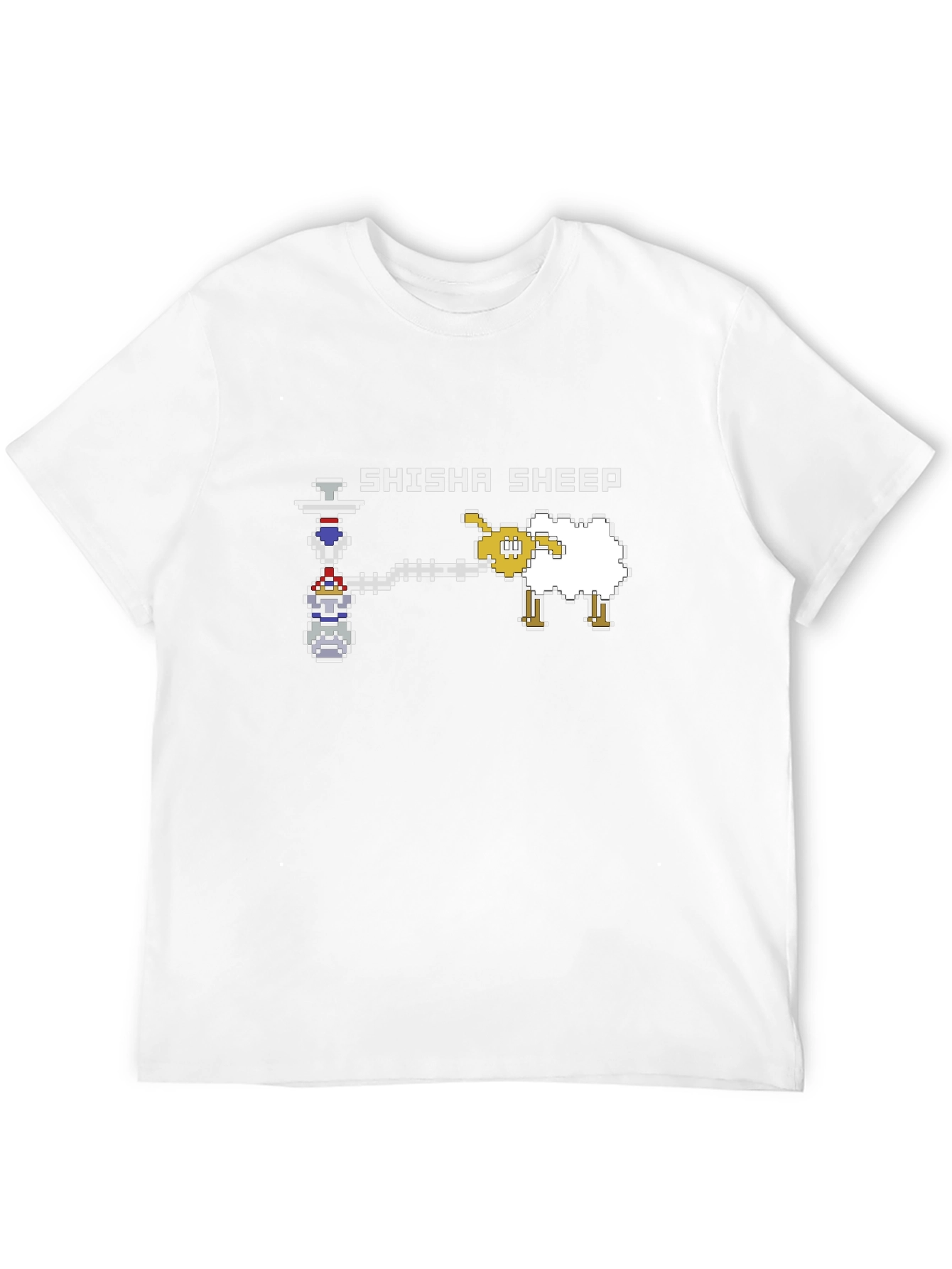 Shisha Sheep Graphic Black T-Shirt