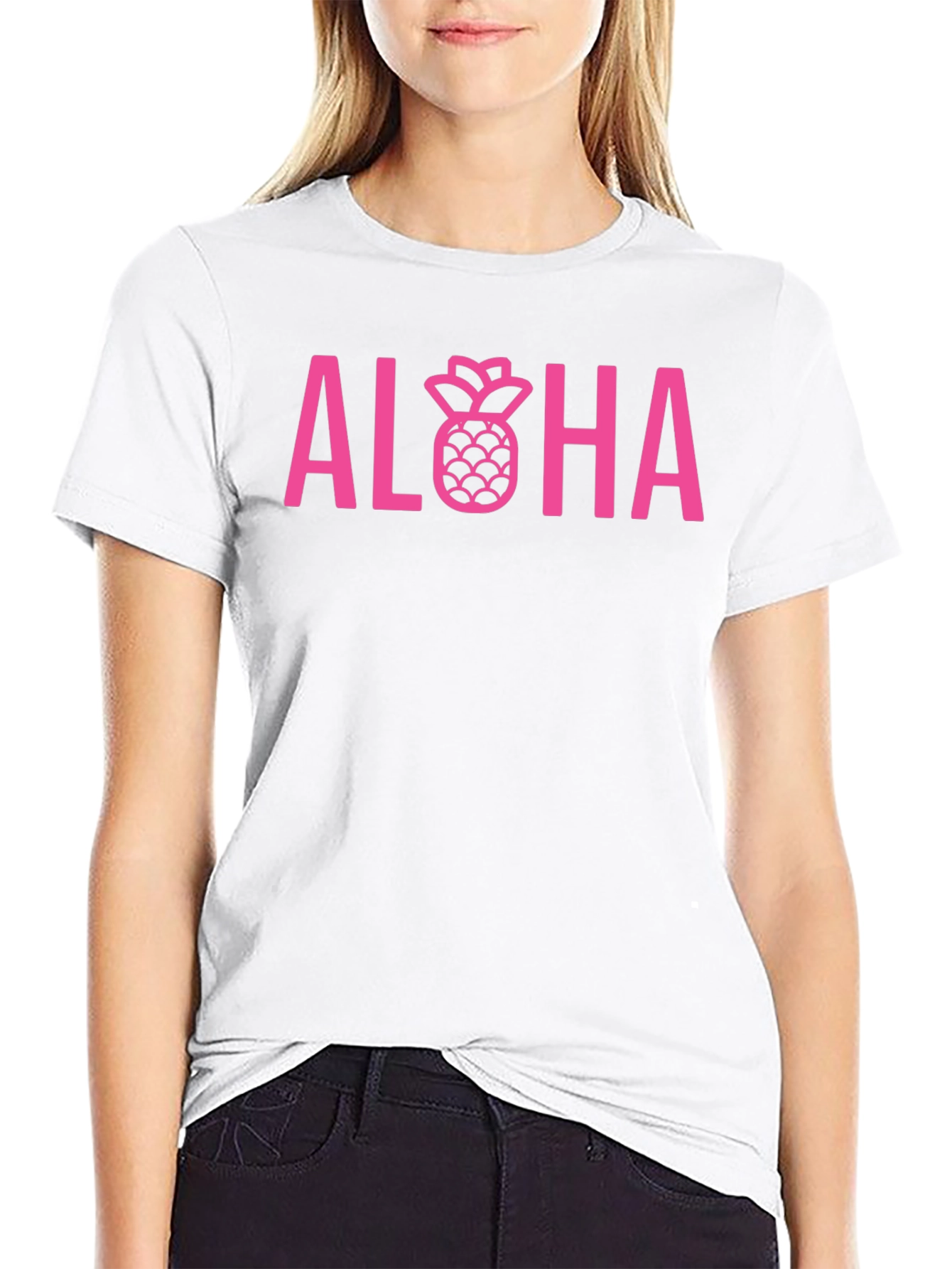 Aloha Pineapple Graphic T-Shirt