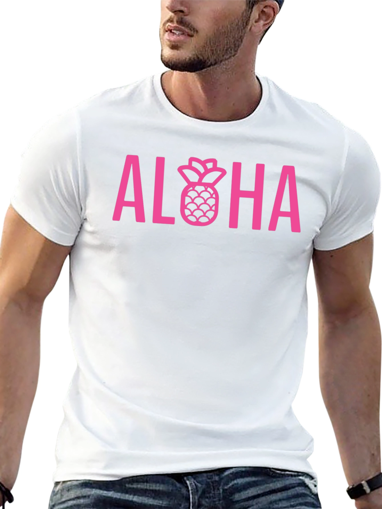 Aloha Pineapple Graphic T-Shirt
