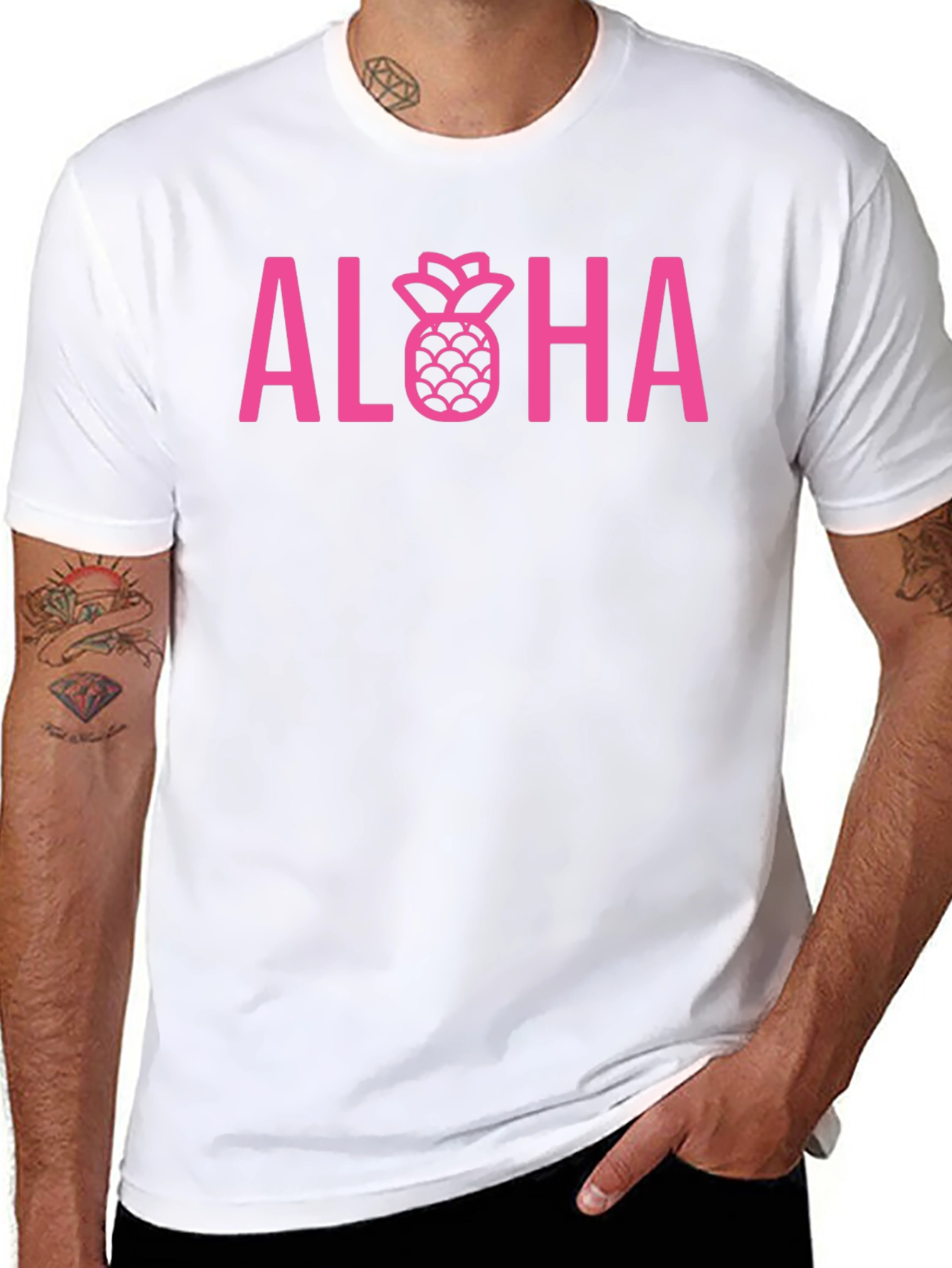 Aloha Pineapple Graphic T-Shirt