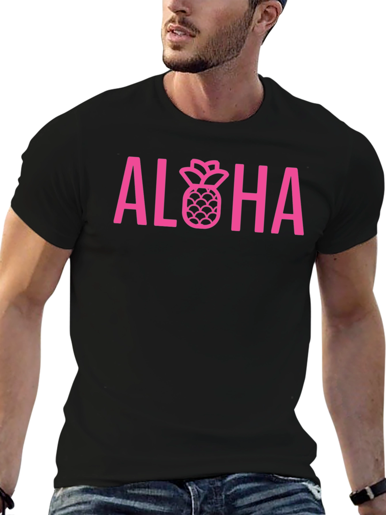 Aloha Pineapple Graphic T-Shirt