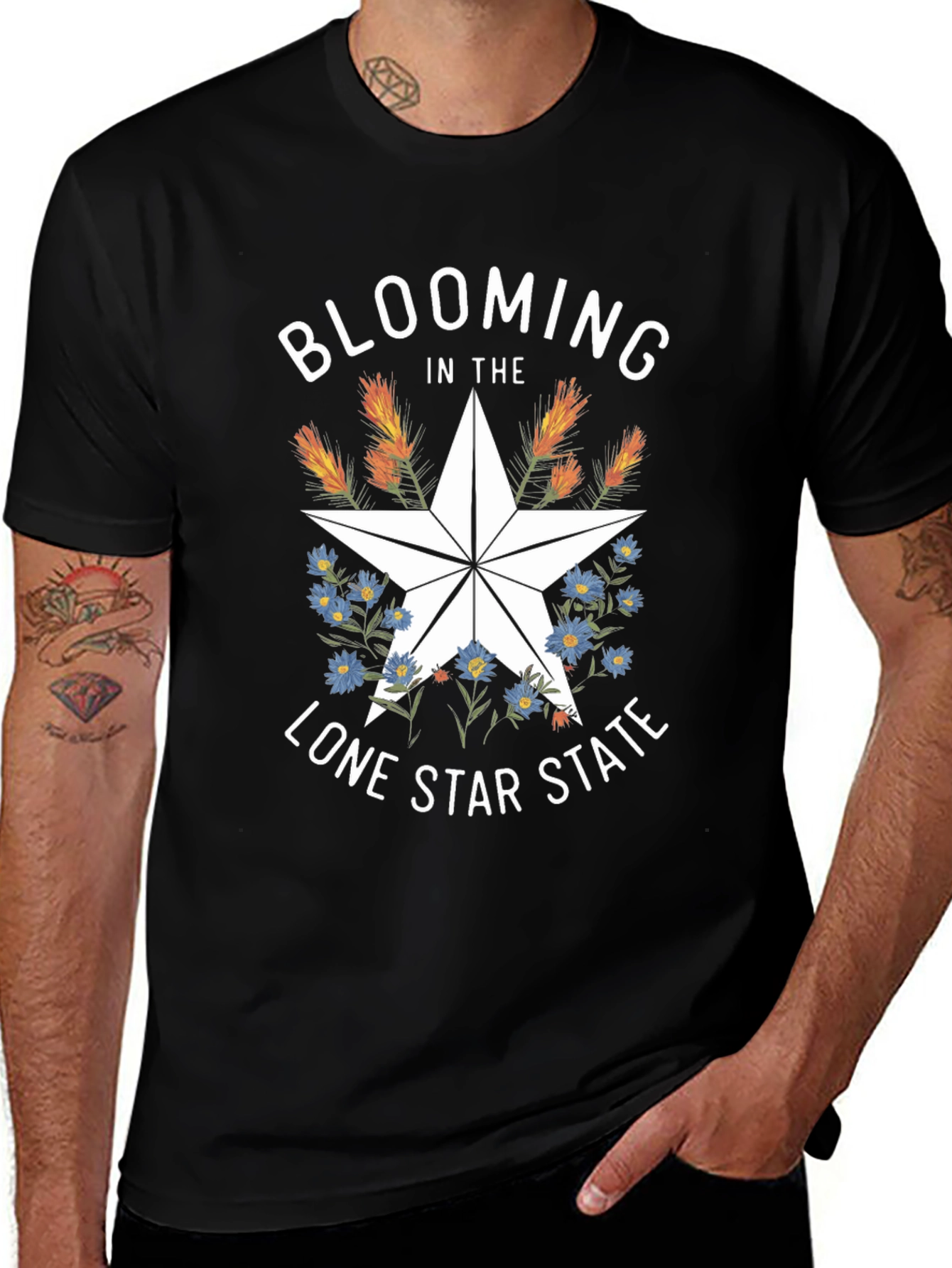 Blooming Lone Star State Tee