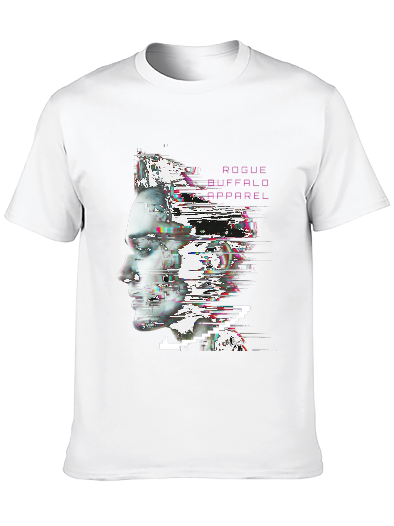 Rogue Buffalo Apparel Glitch Portrait T-Shirt