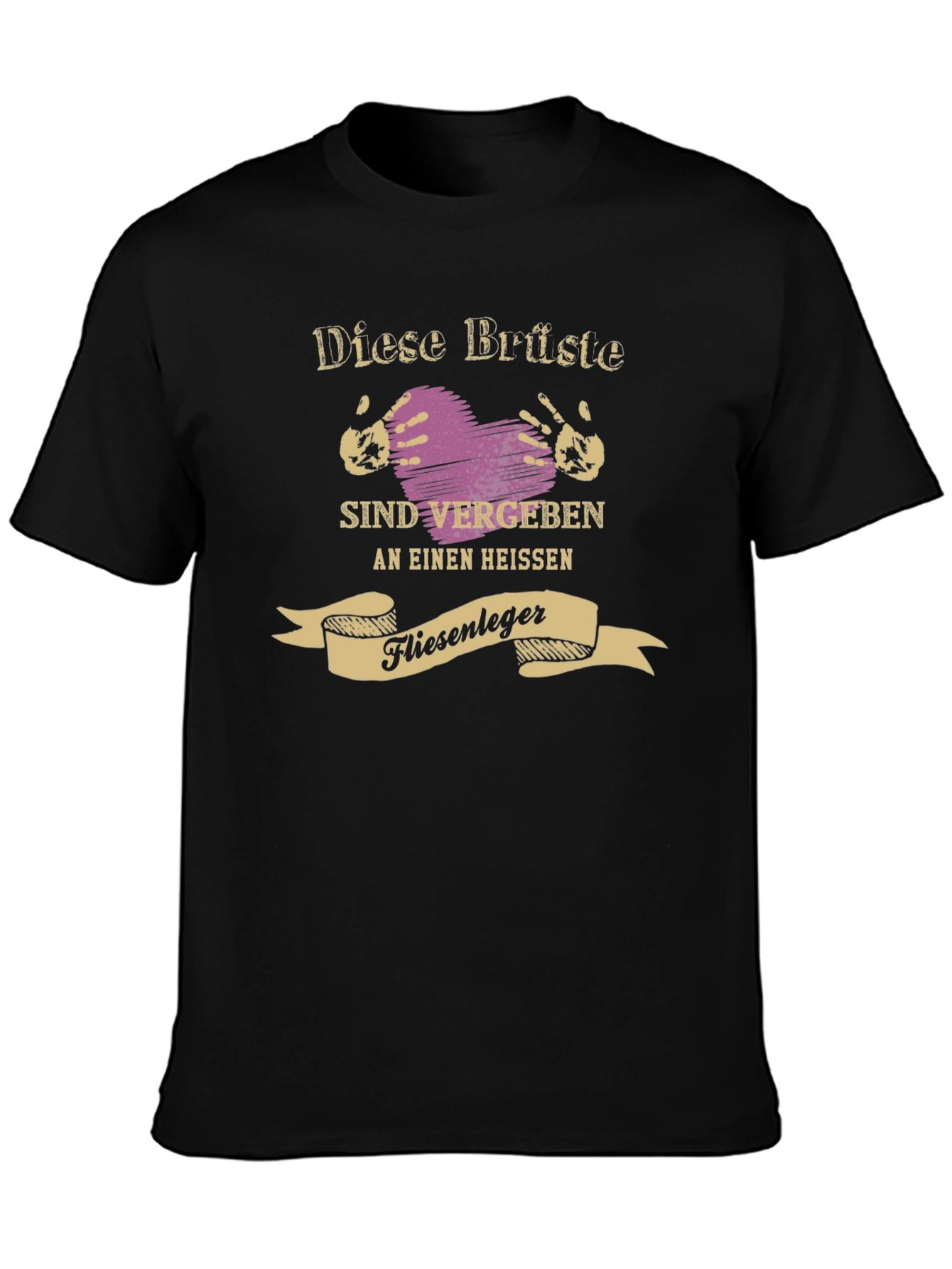 Funny German T-Shirt - Vergeben an Einen Heißen Fliesenleger