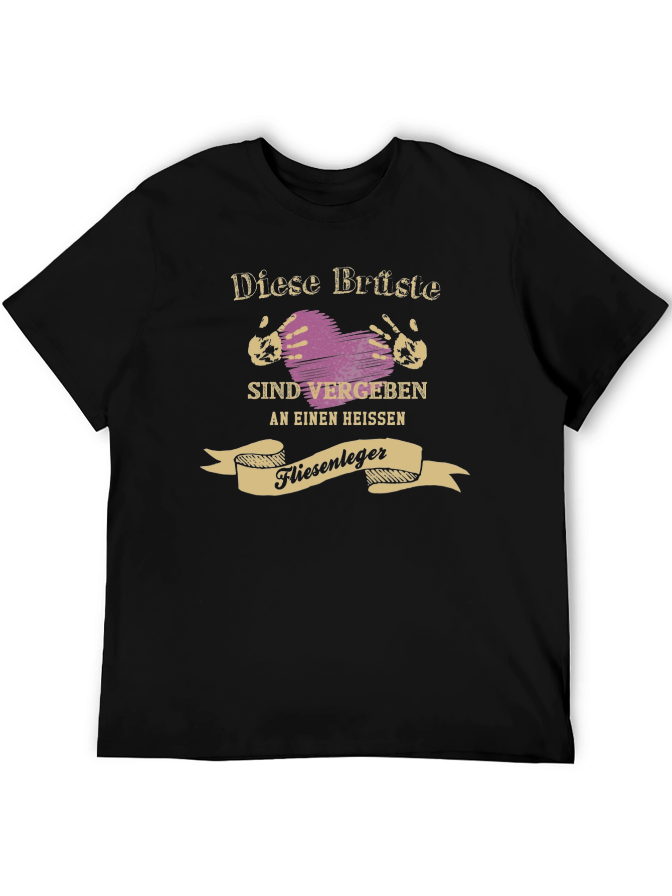 Funny German T-Shirt - Vergeben an Einen Heißen Fliesenleger