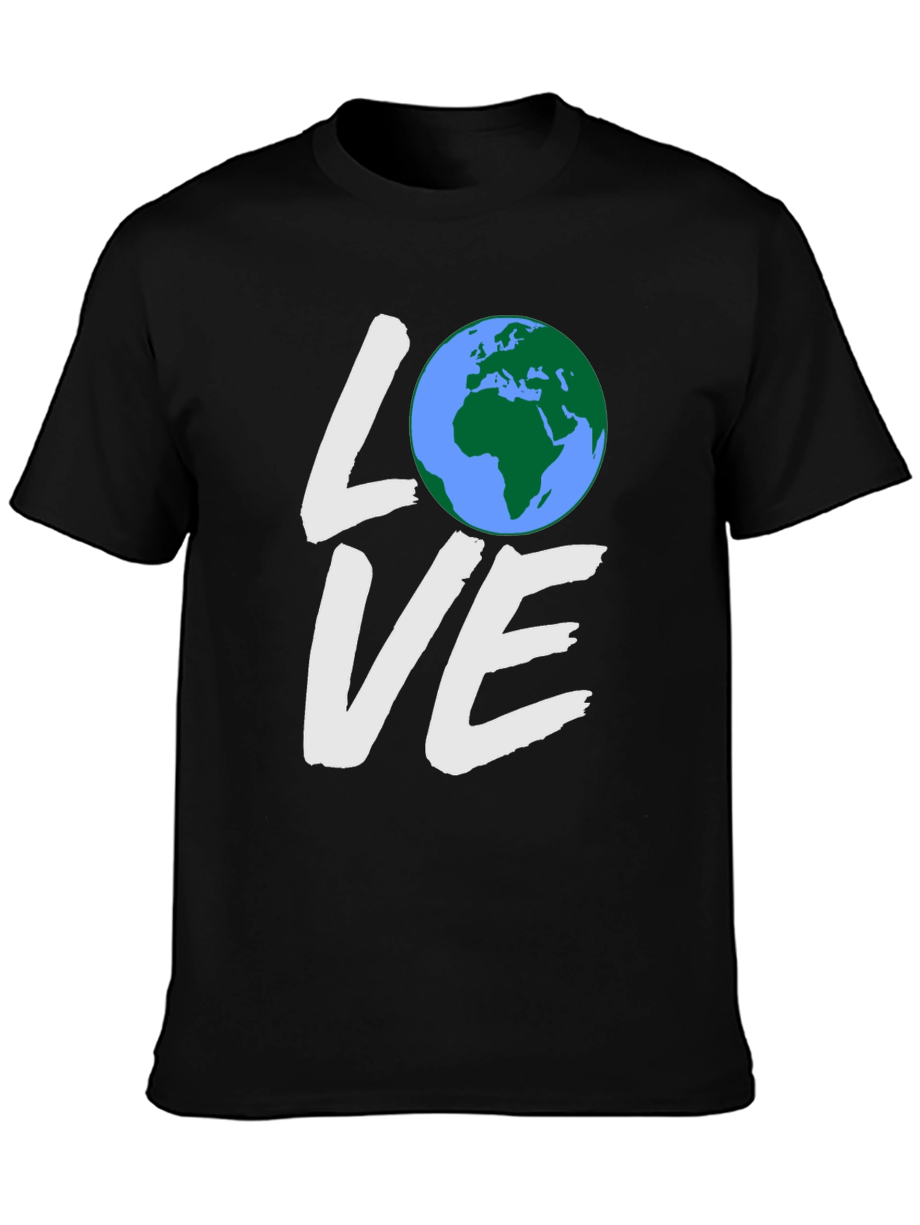 Love Earth Black Graphic Tee