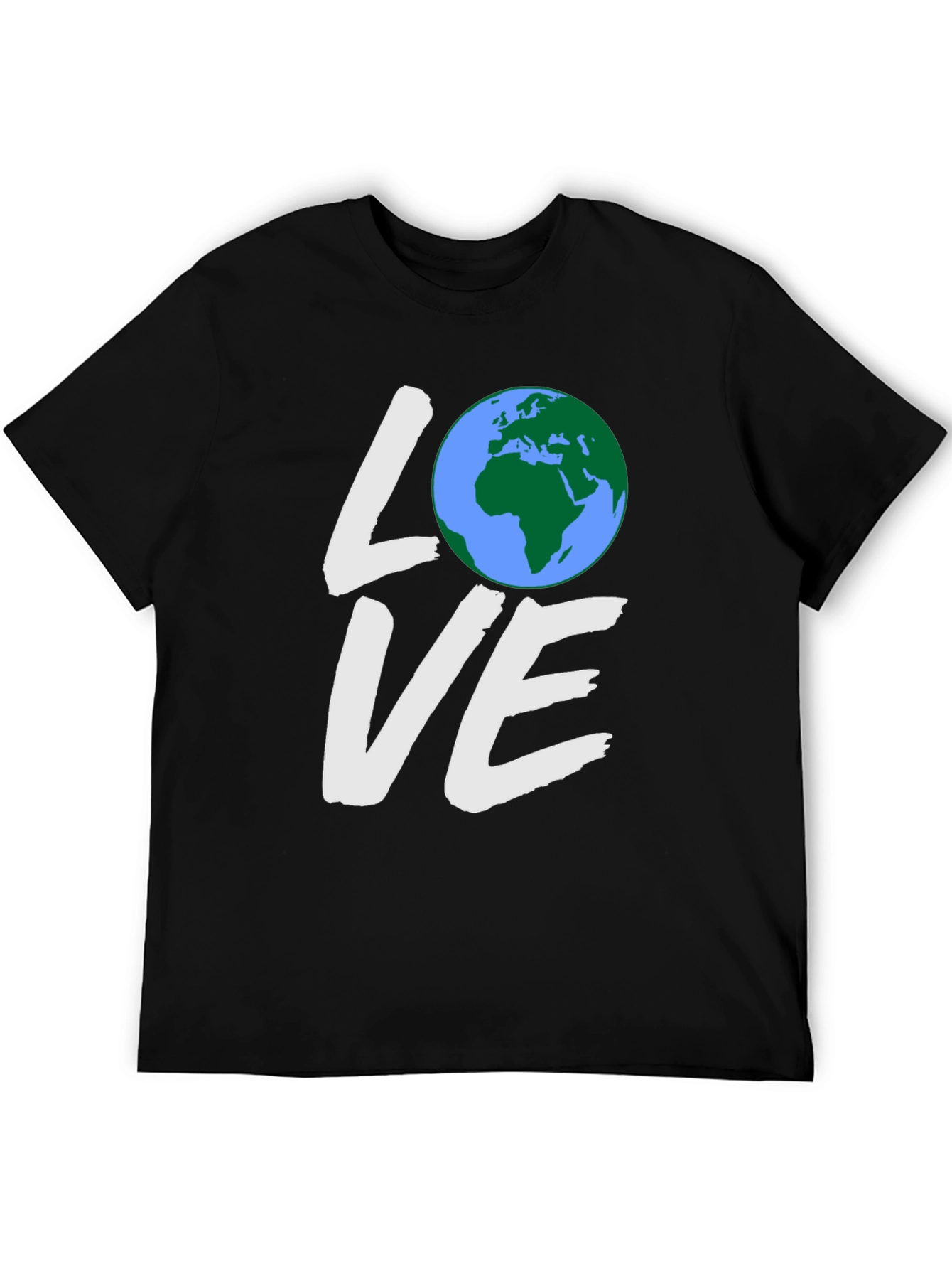 Love Earth Black Graphic Tee