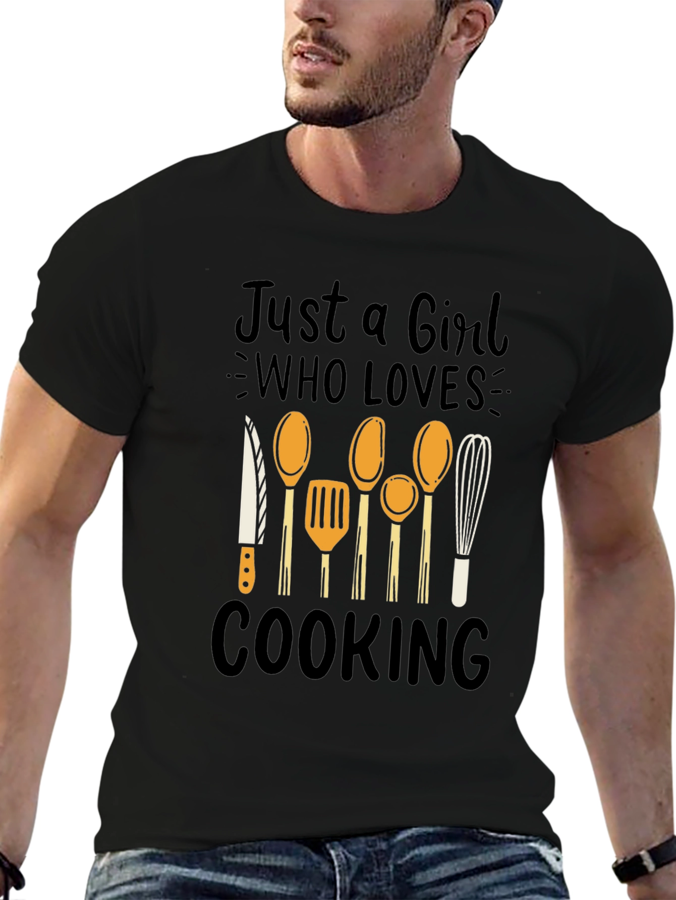 Just a Girl Who Loves Cooking T-Shirt