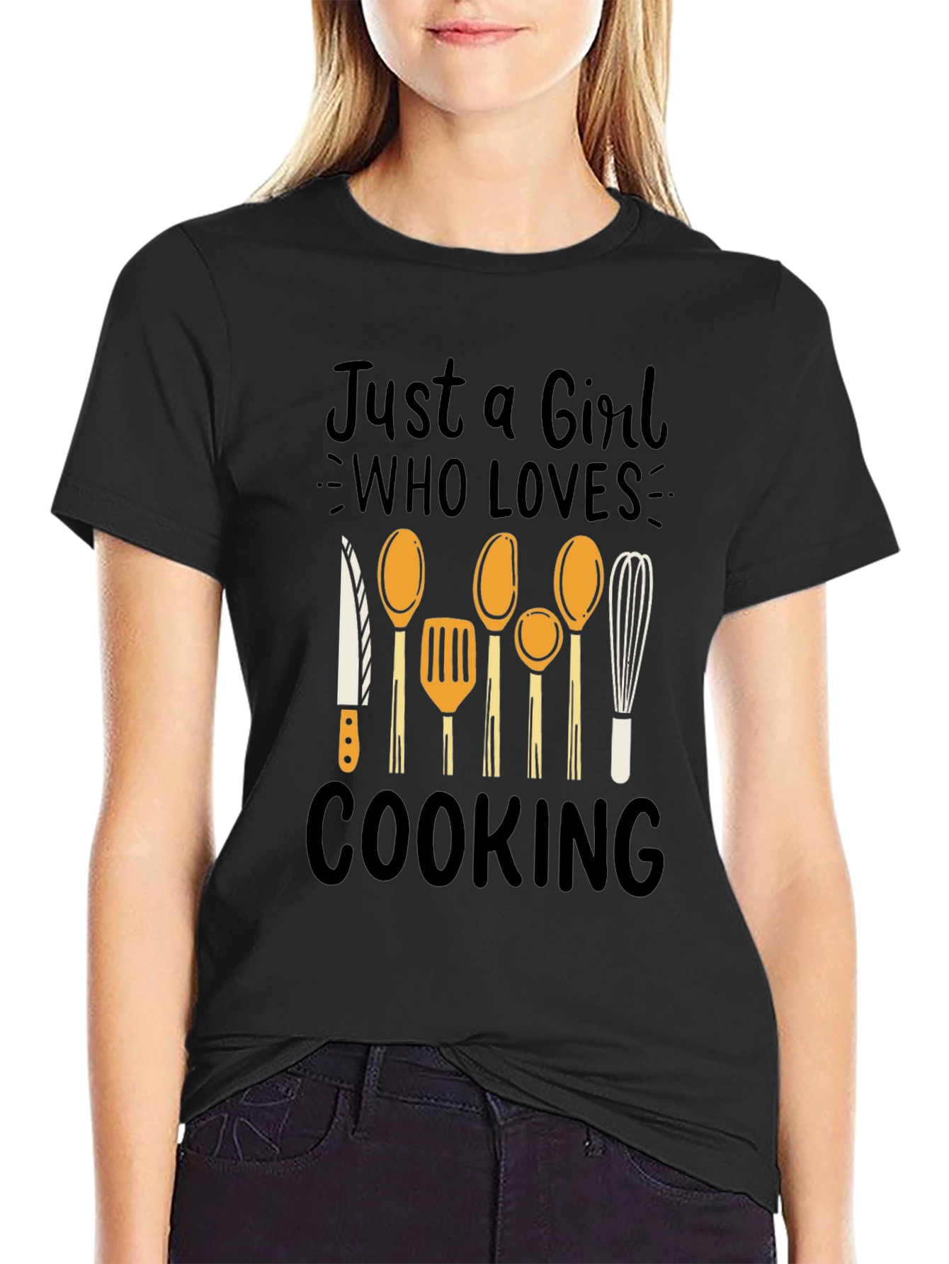 Just a Girl Who Loves Cooking T-Shirt