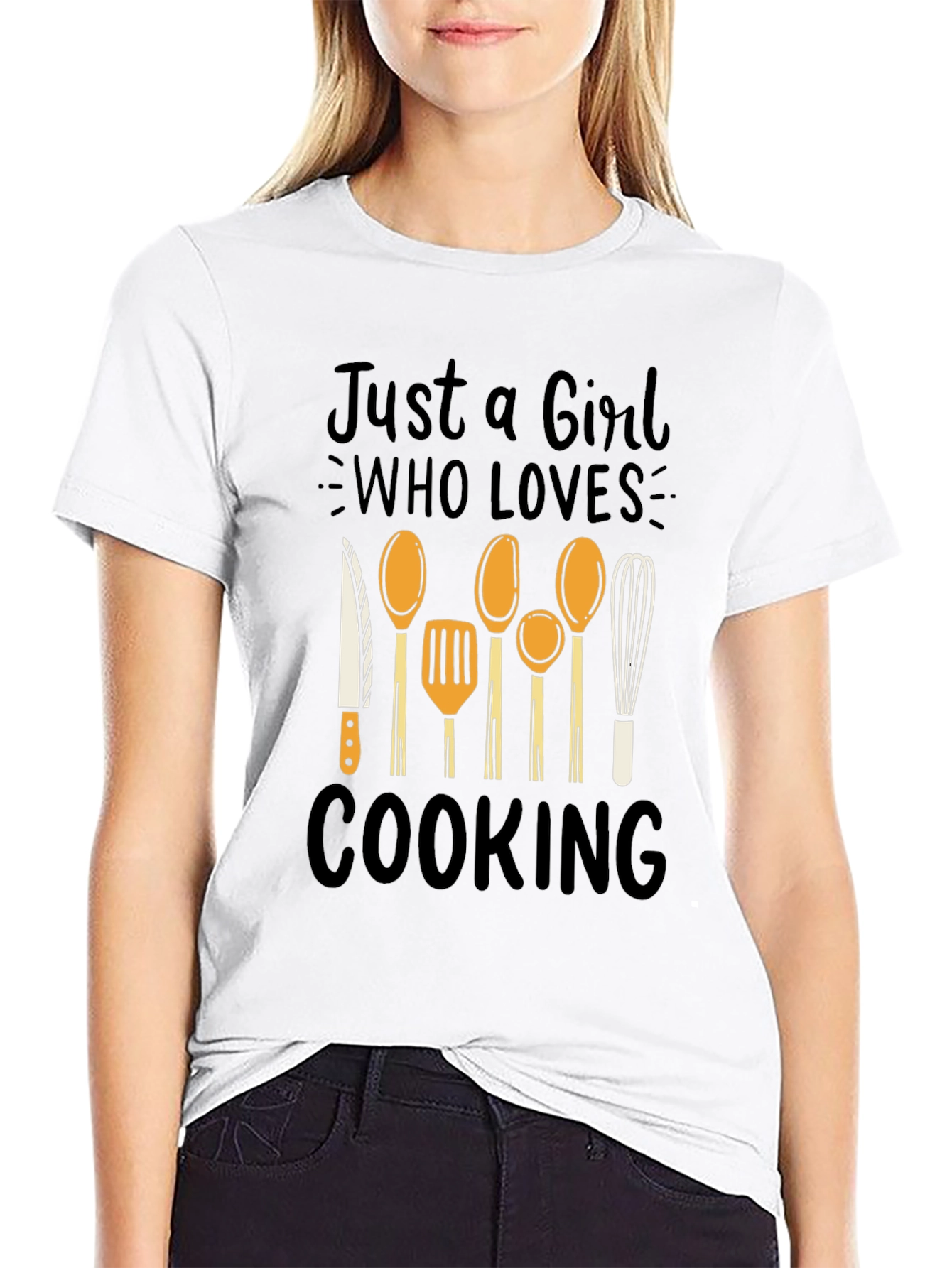 Just a Girl Who Loves Cooking T-Shirt