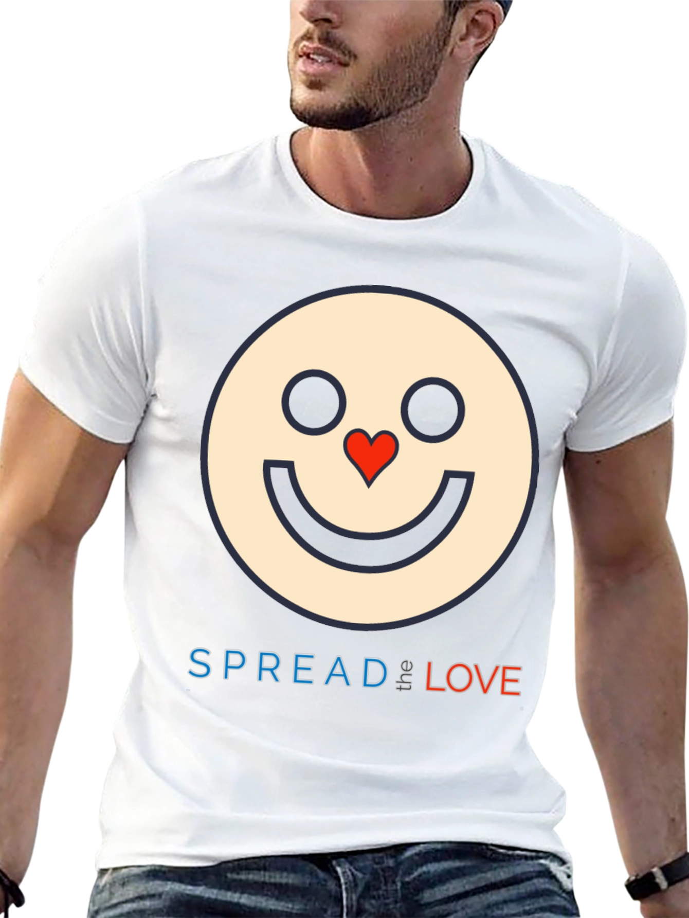Spread Love Graphic T-Shirt - Black