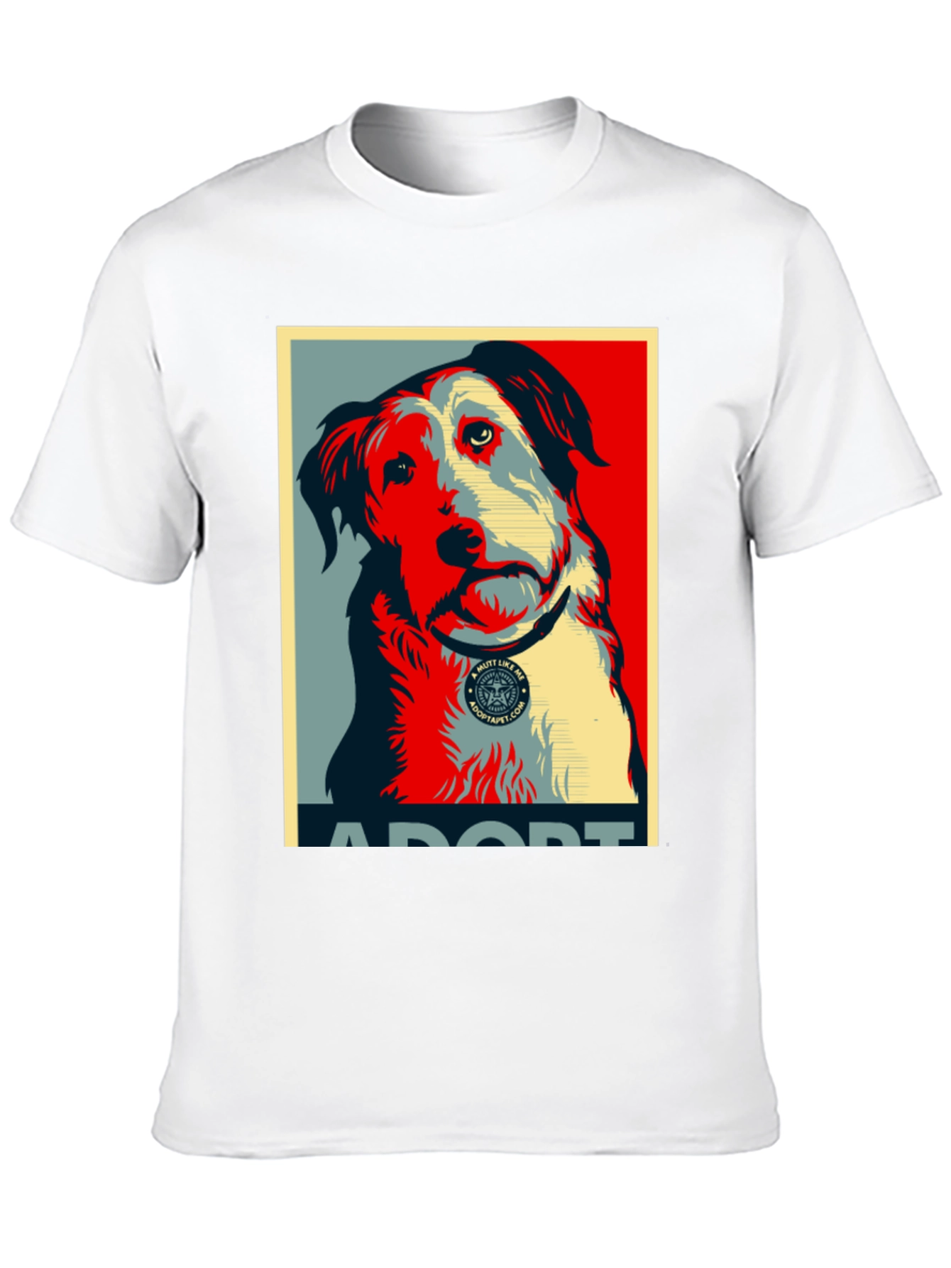 Adopt a Mutt Dog Graphic T-Shirt