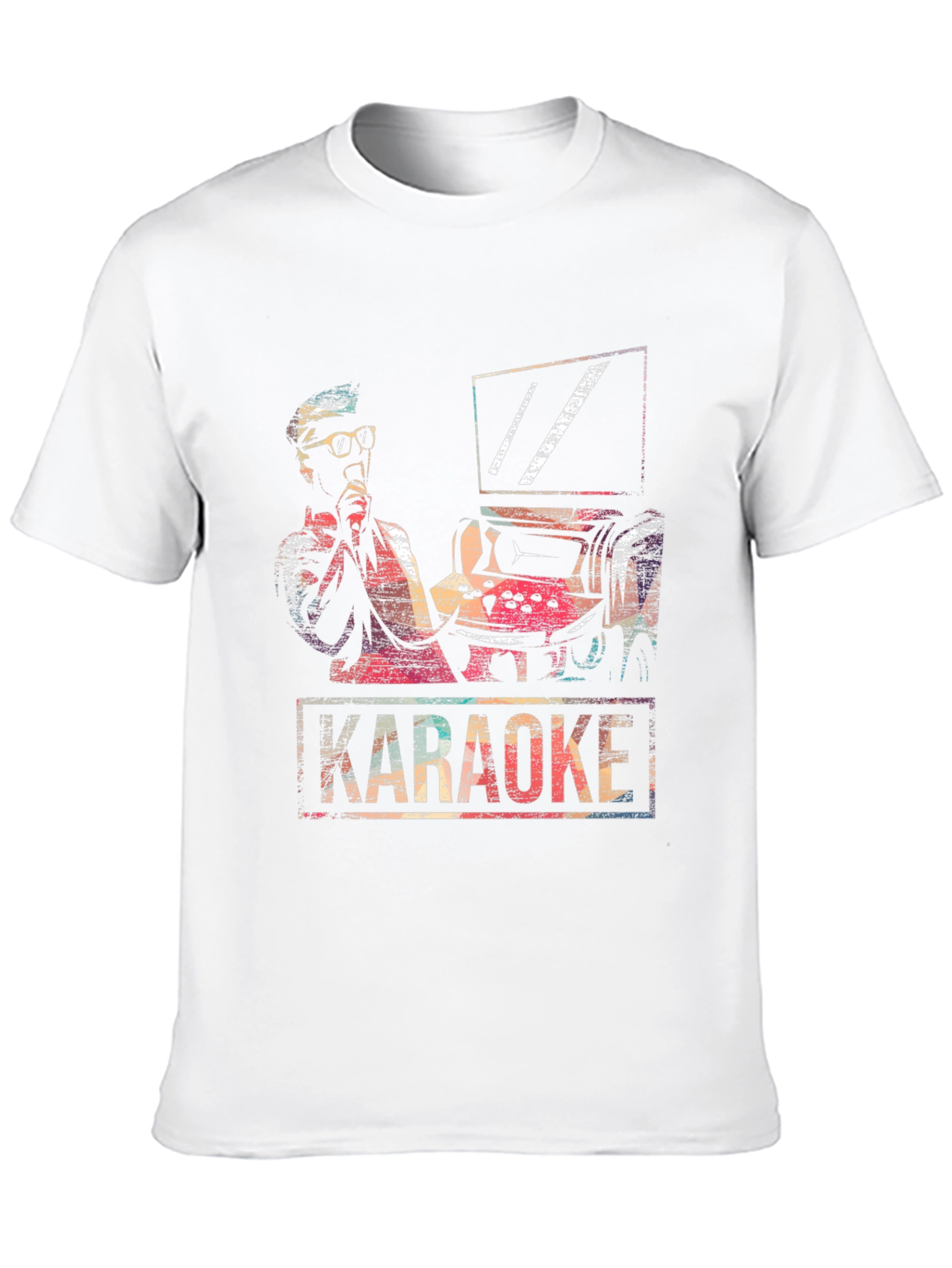 Karaoke Arcade T-Shirt - Retro Music Lover Tee