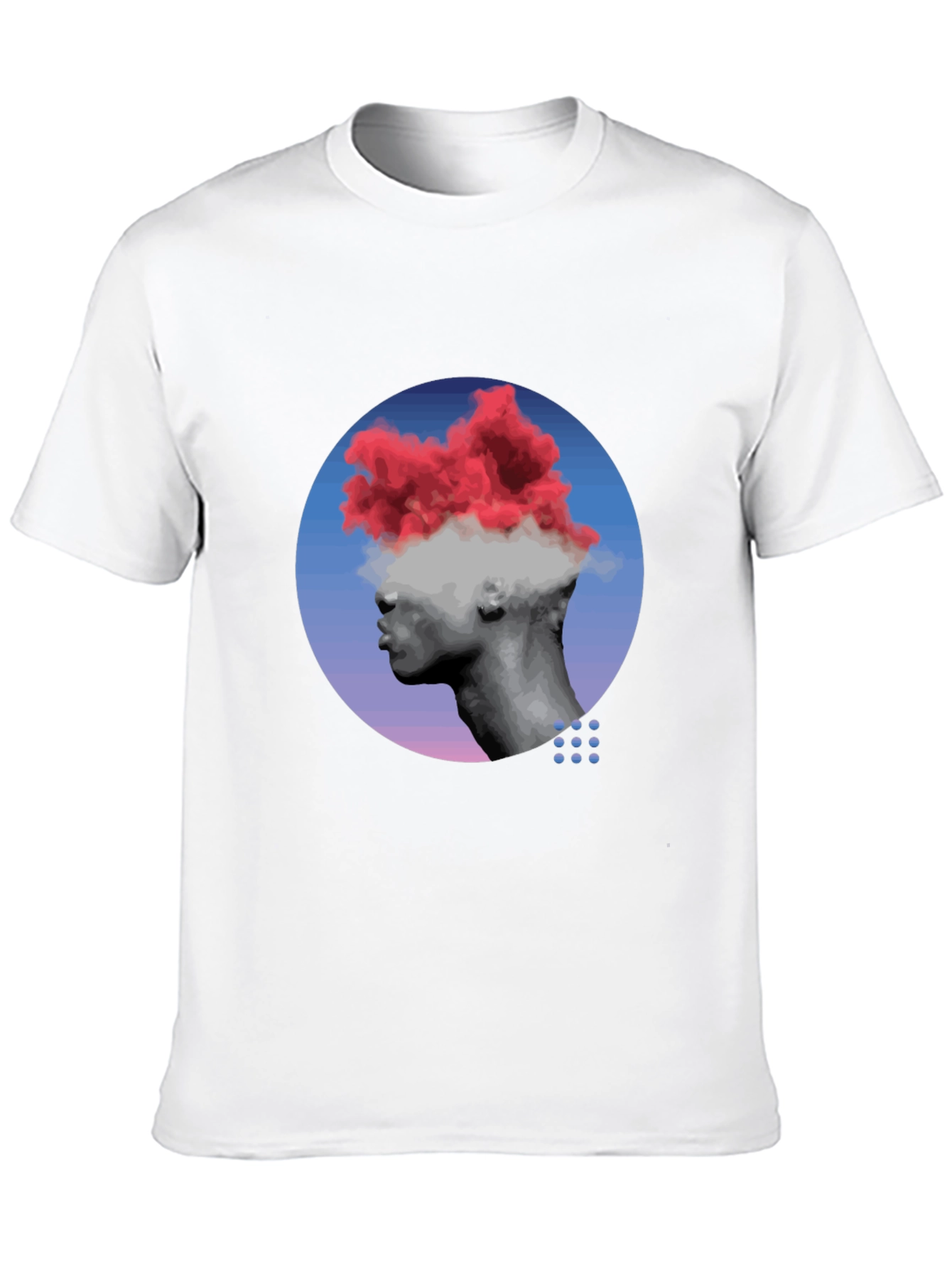 Abstract Head in the Clouds Graphic Tee