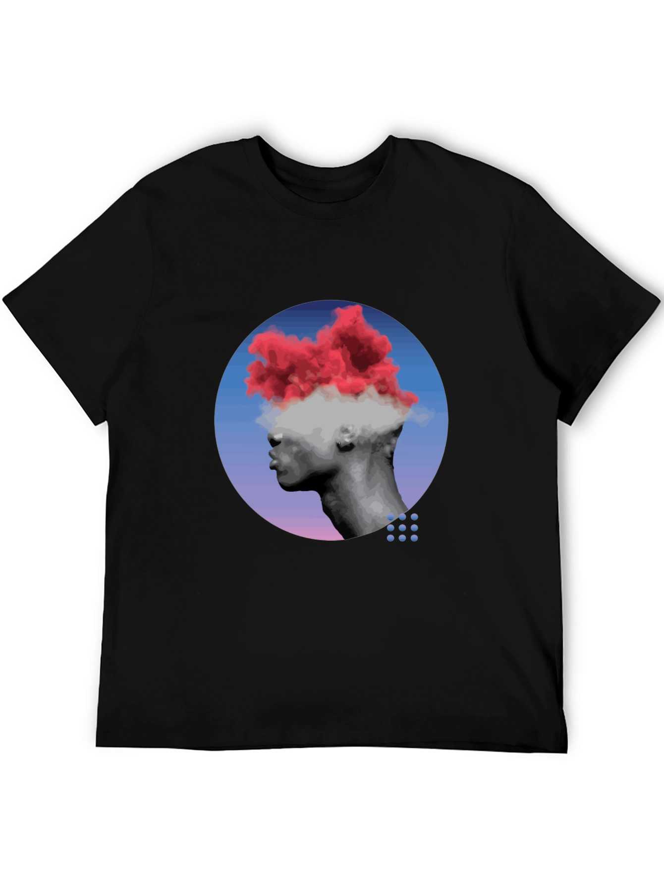 Abstract Head in the Clouds Graphic Tee