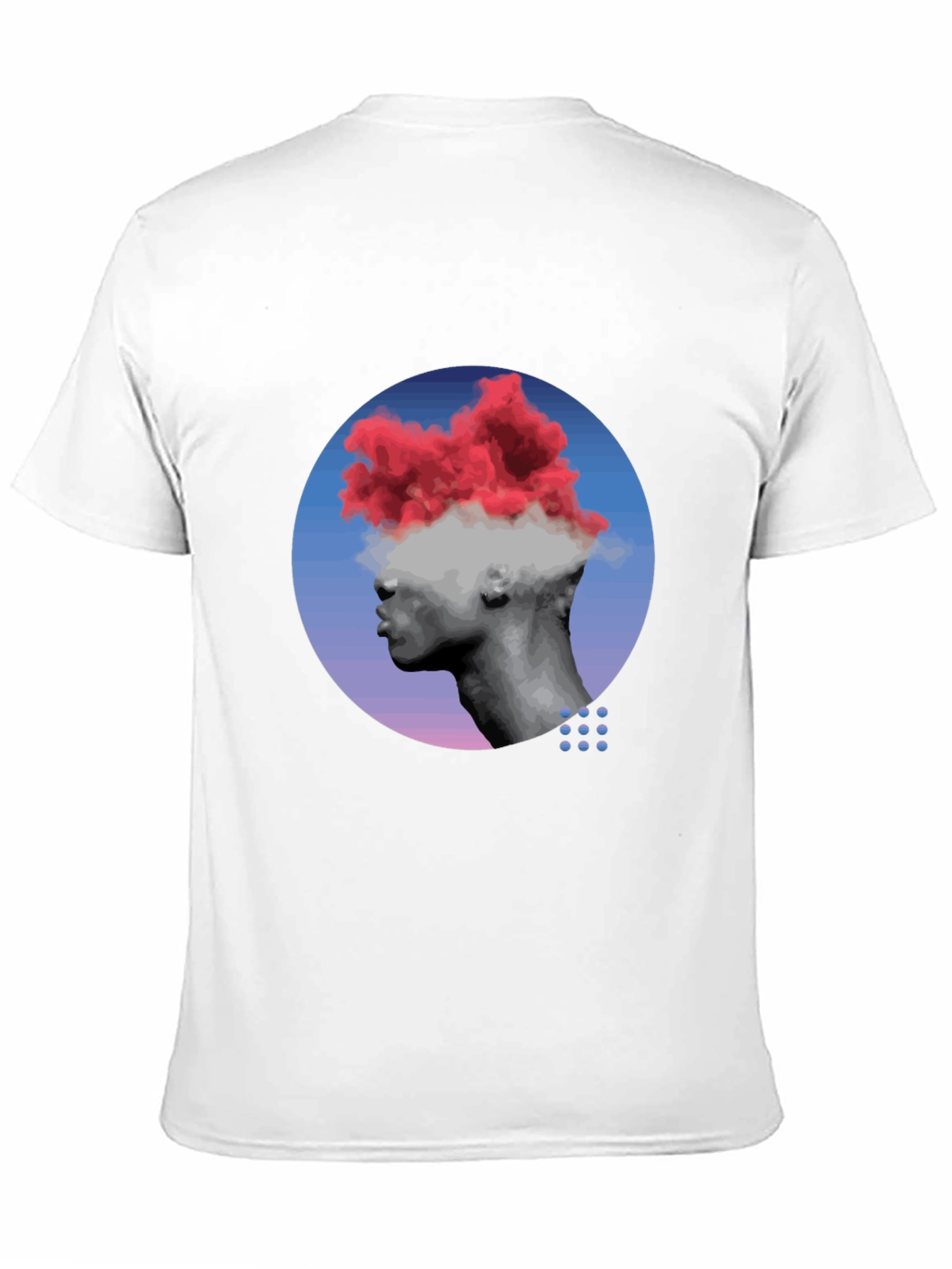 Abstract Head in the Clouds Graphic Tee
