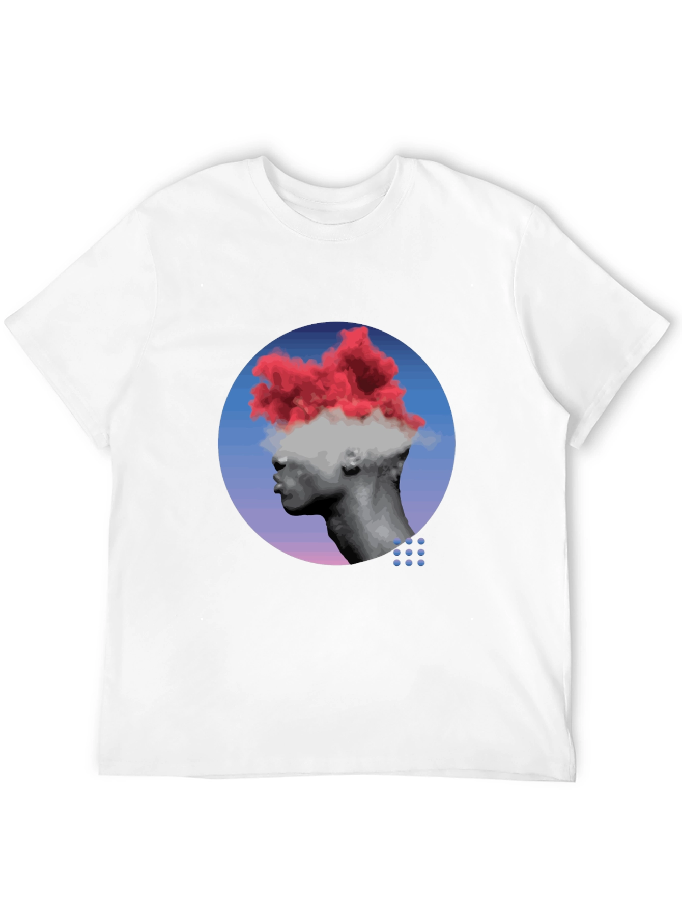 Abstract Head in the Clouds Graphic Tee