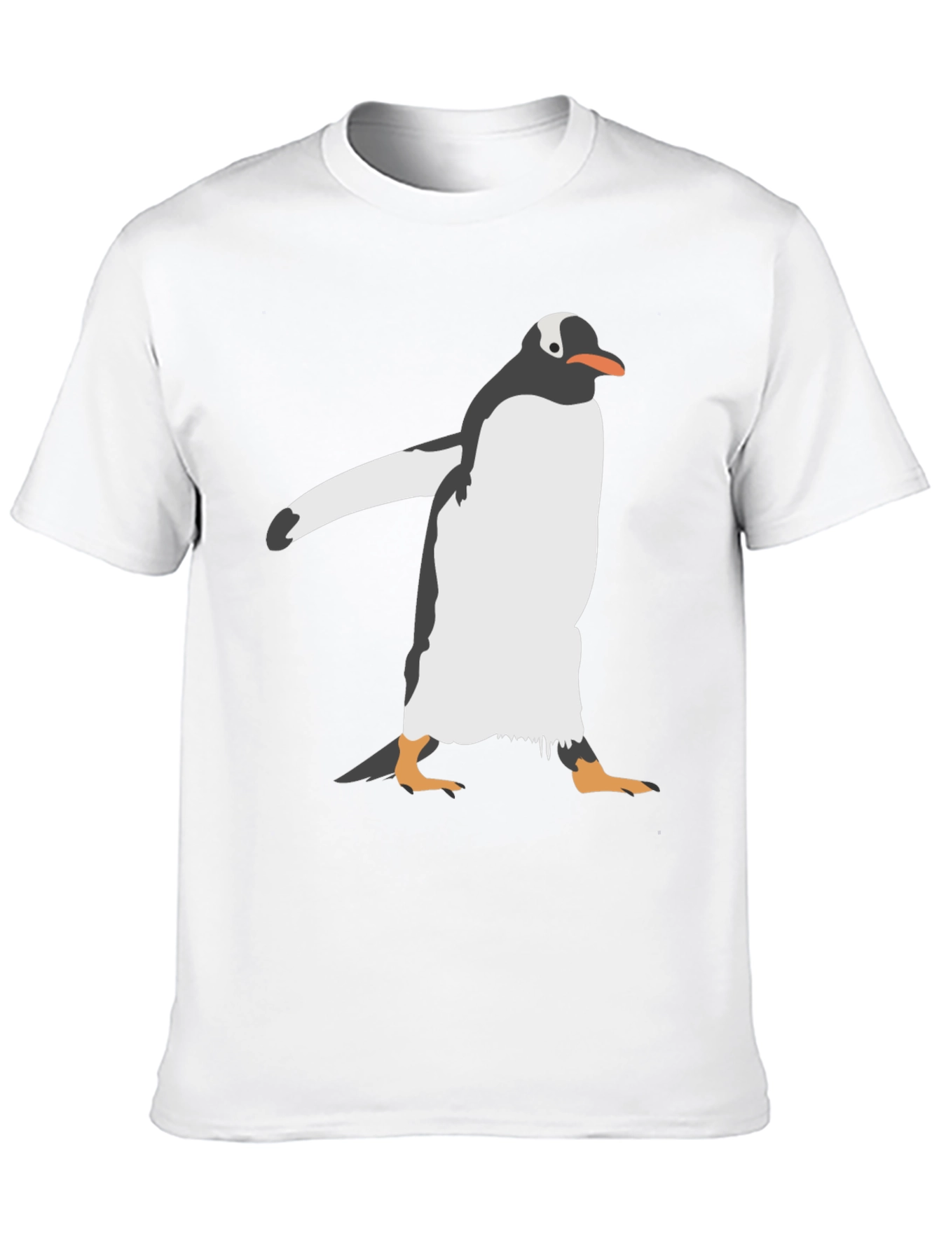 Penguin Graphic Print Black T-Shirt