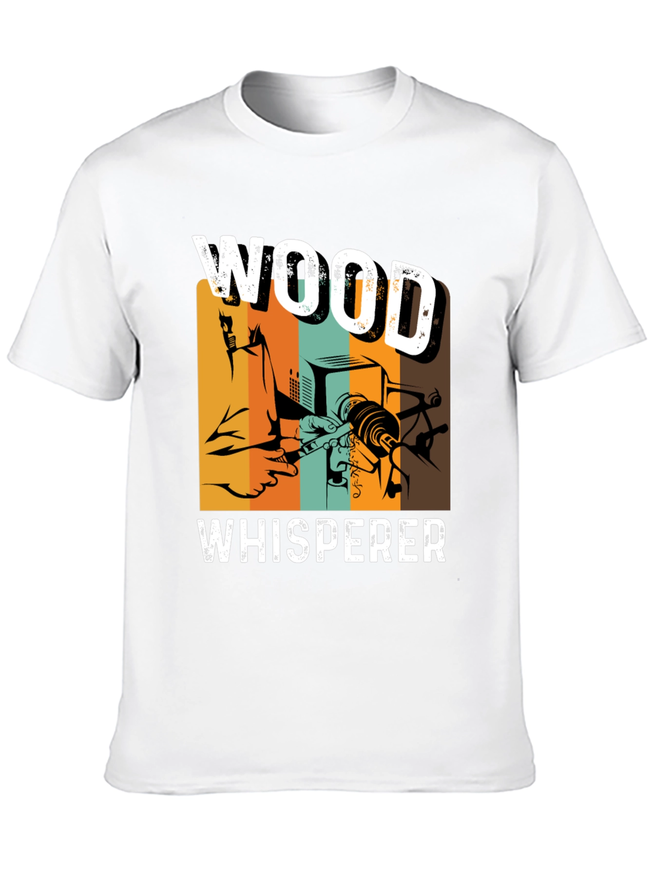 Wood Whisperer Graphic T-Shirt - Carpentry Woodworking