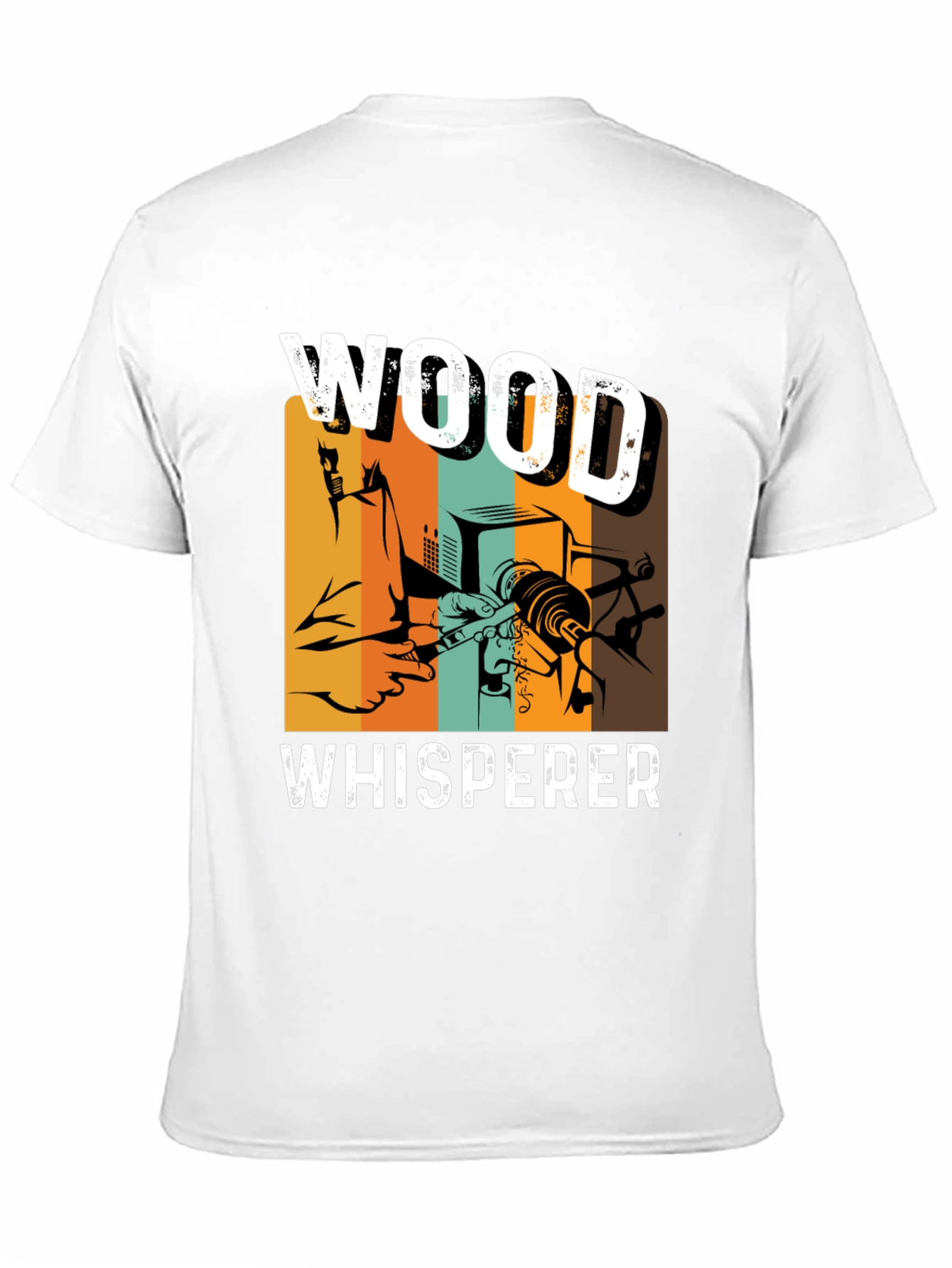 Wood Whisperer Graphic T-Shirt - Carpentry Woodworking