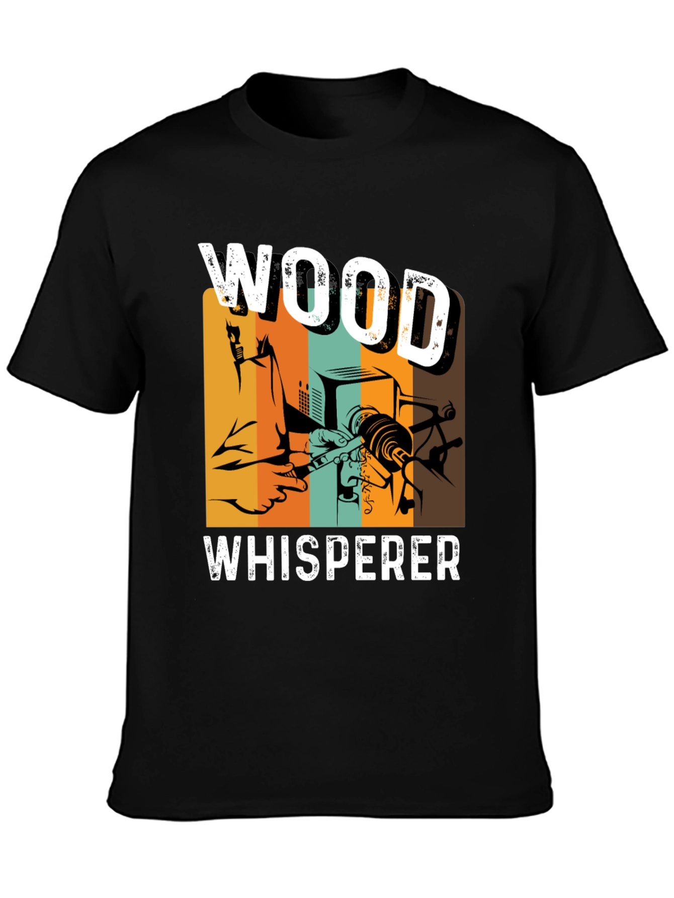Wood Whisperer Graphic T-Shirt - Carpentry Woodworking