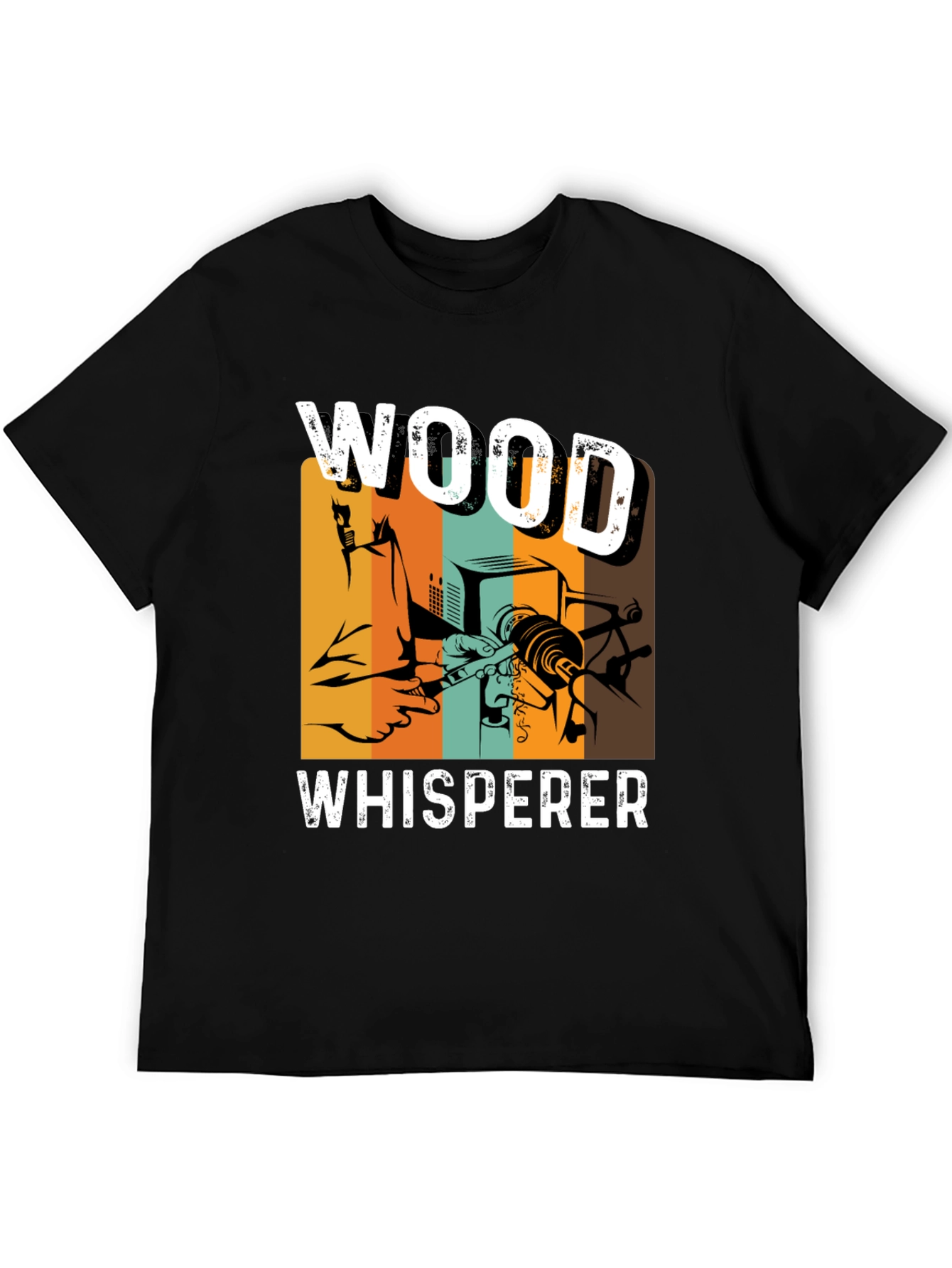 Wood Whisperer Graphic T-Shirt - Carpentry Woodworking