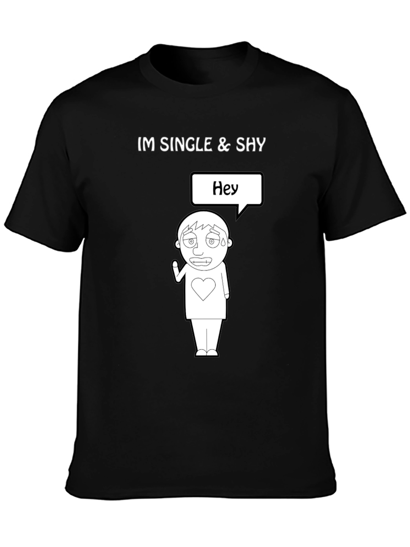 Single & Shy Graphic Tee
