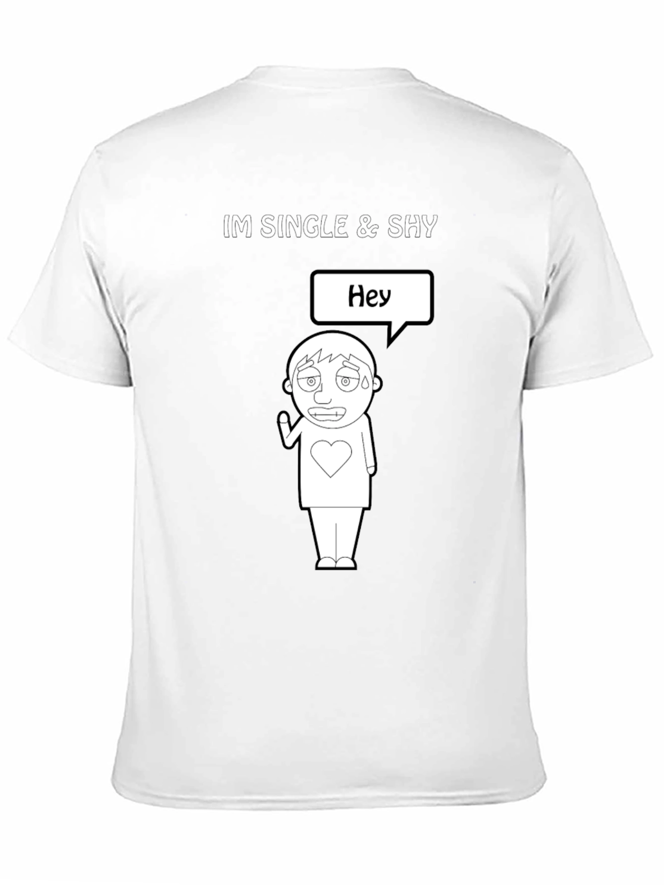 Single & Shy Graphic Tee