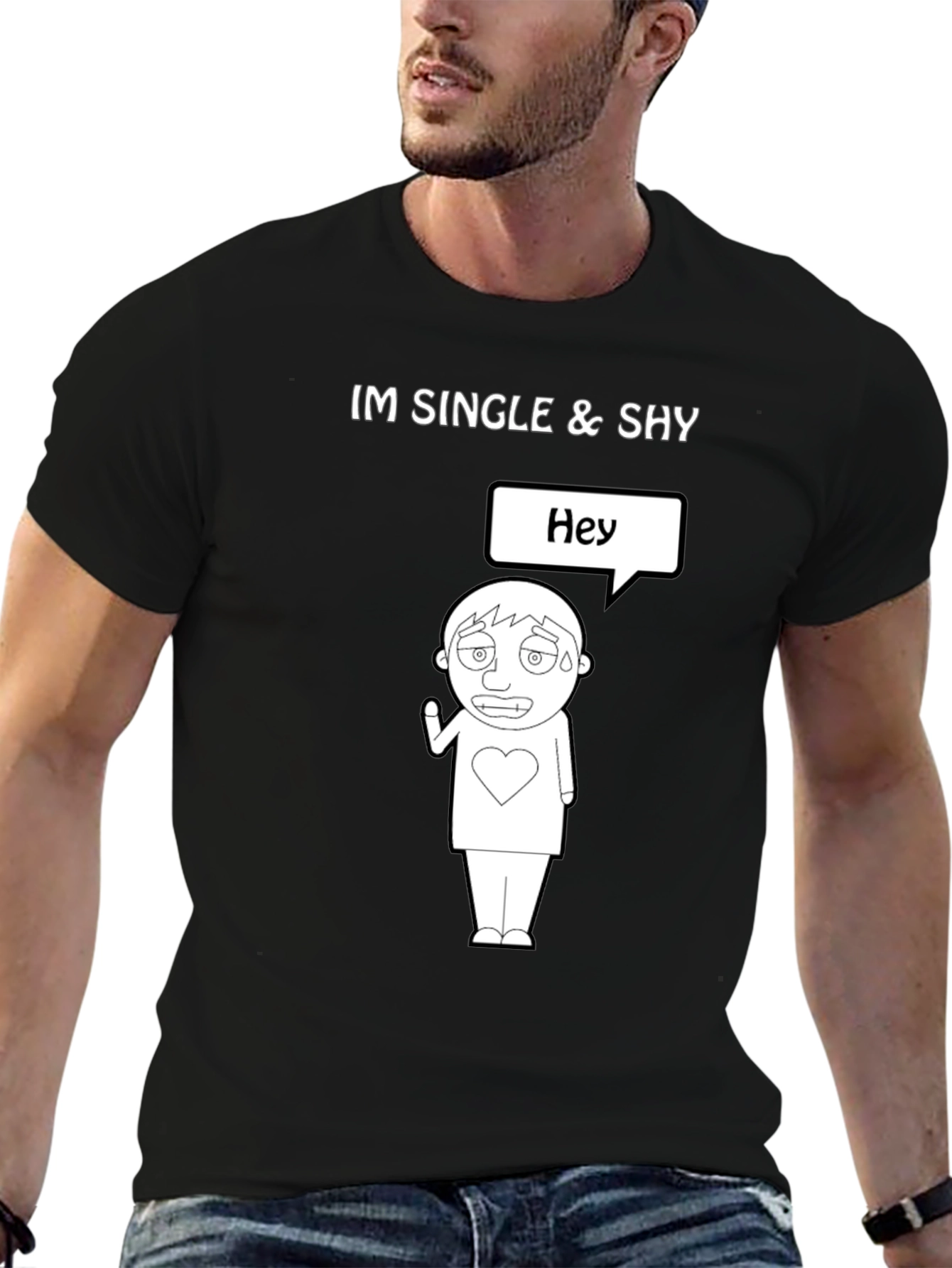 Single & Shy Graphic Tee