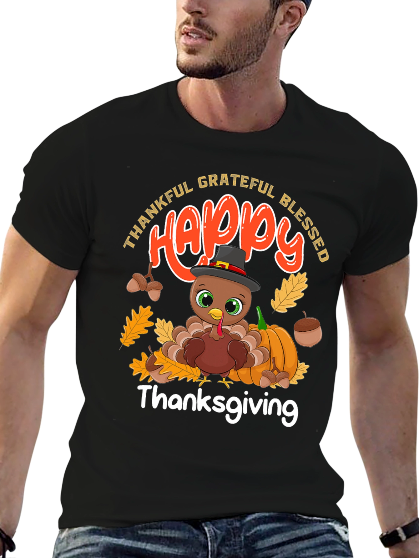 Thanksgiving Turkey Graphic Tee