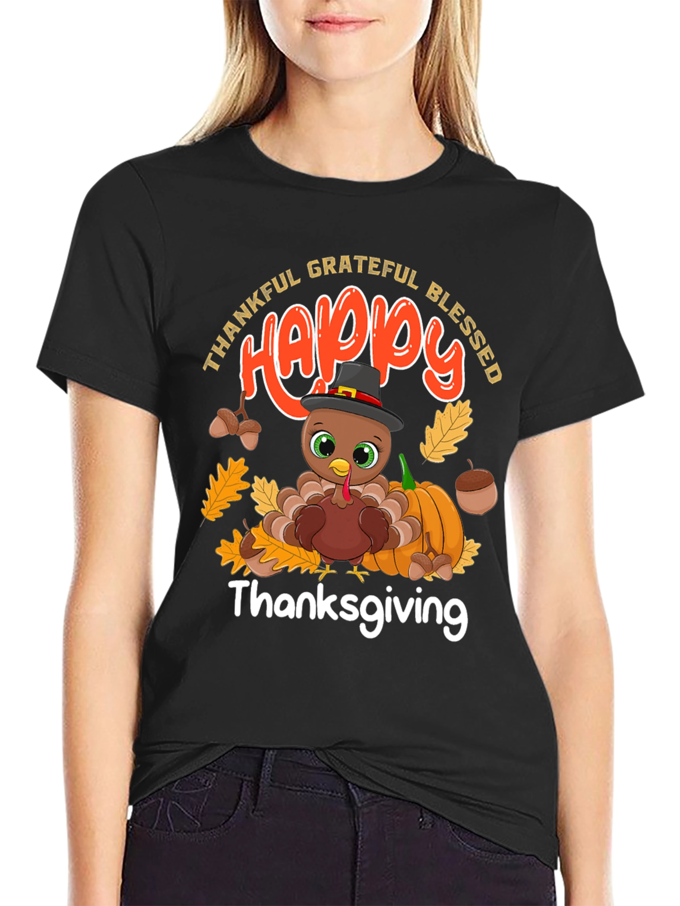 Thanksgiving Turkey Graphic Tee