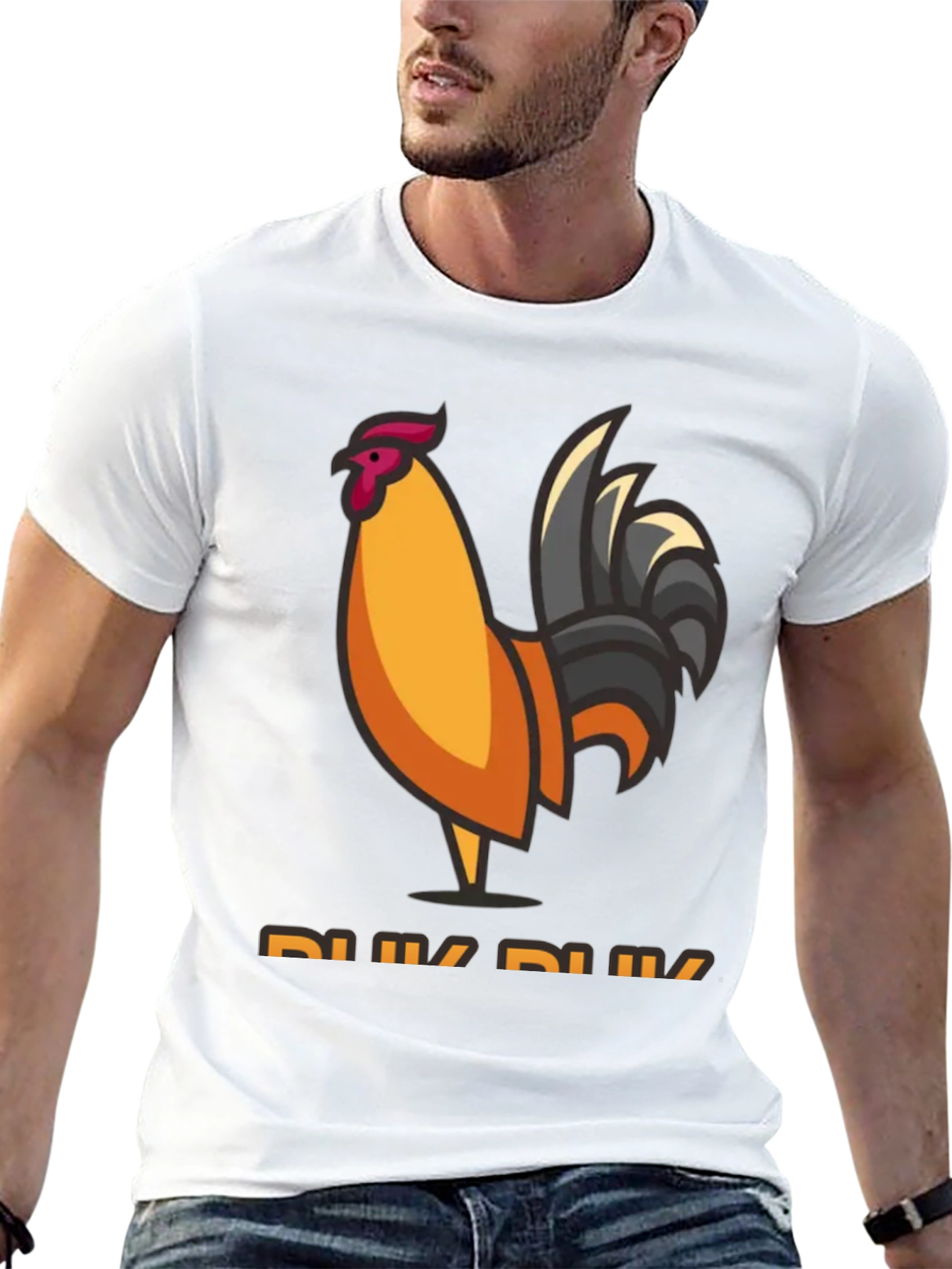 Rooster Graphic Tee - Mens Black T-Shirt