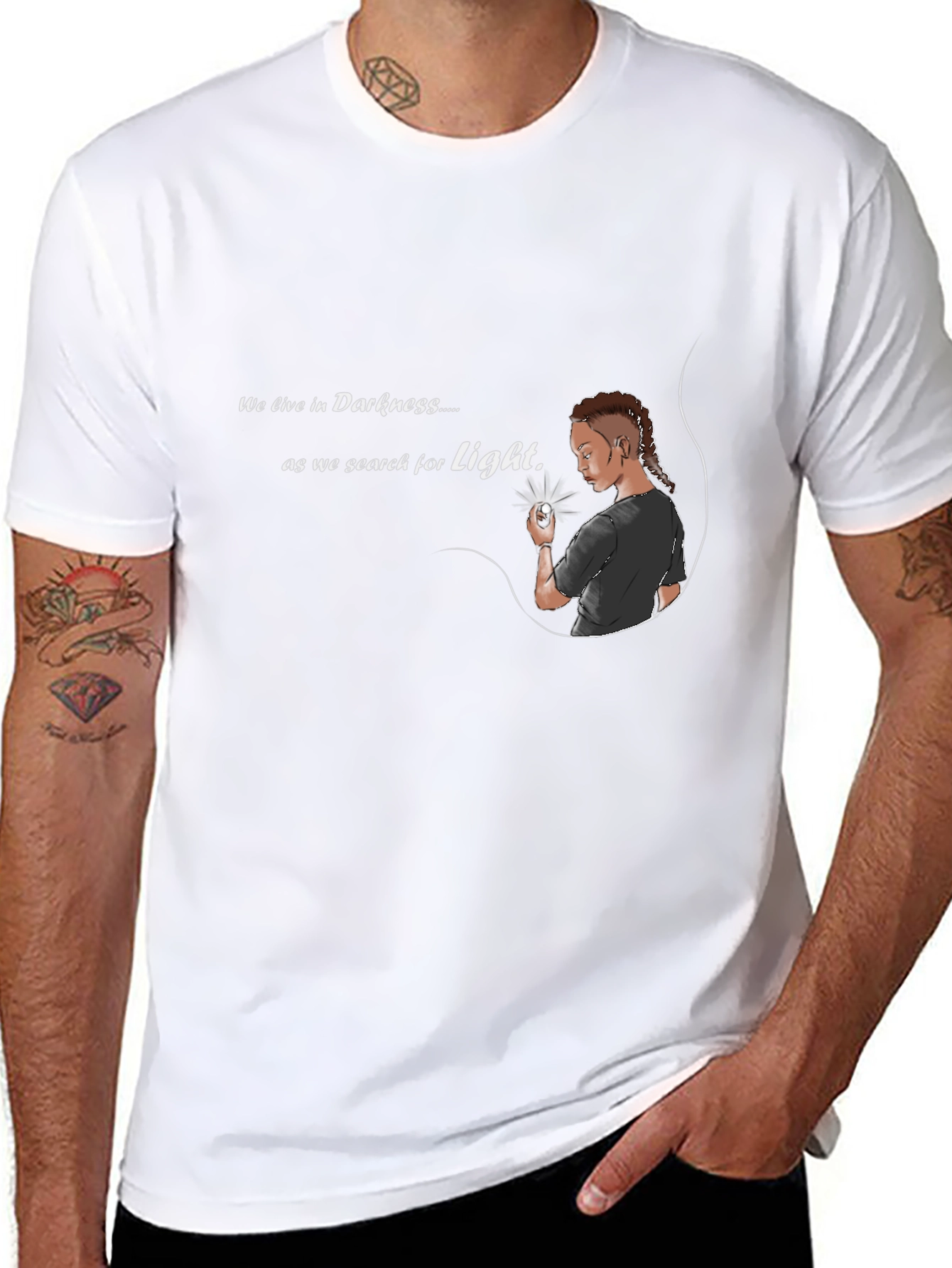 Darkness to Light Graphic T-Shirt