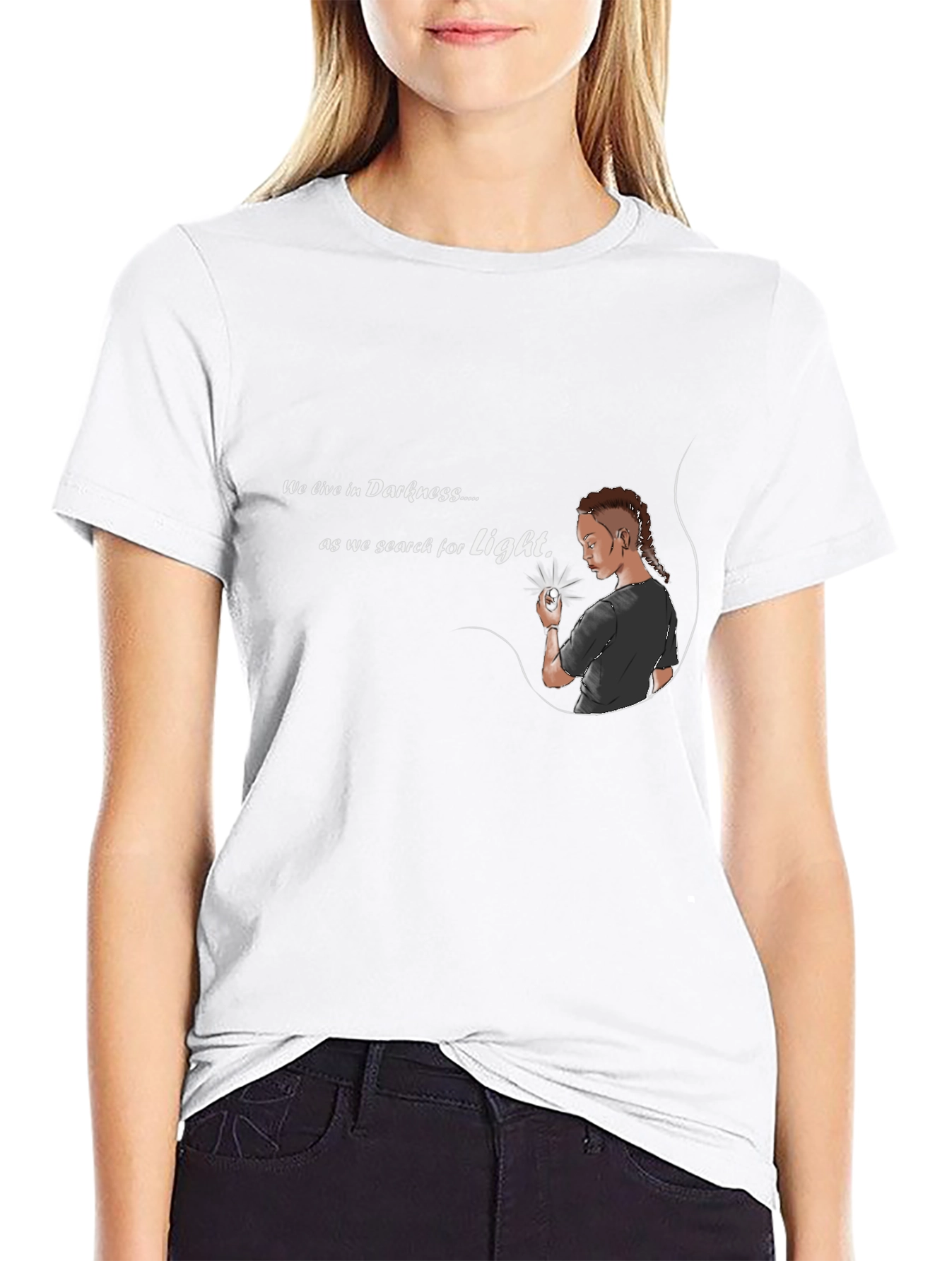 Darkness to Light Graphic T-Shirt