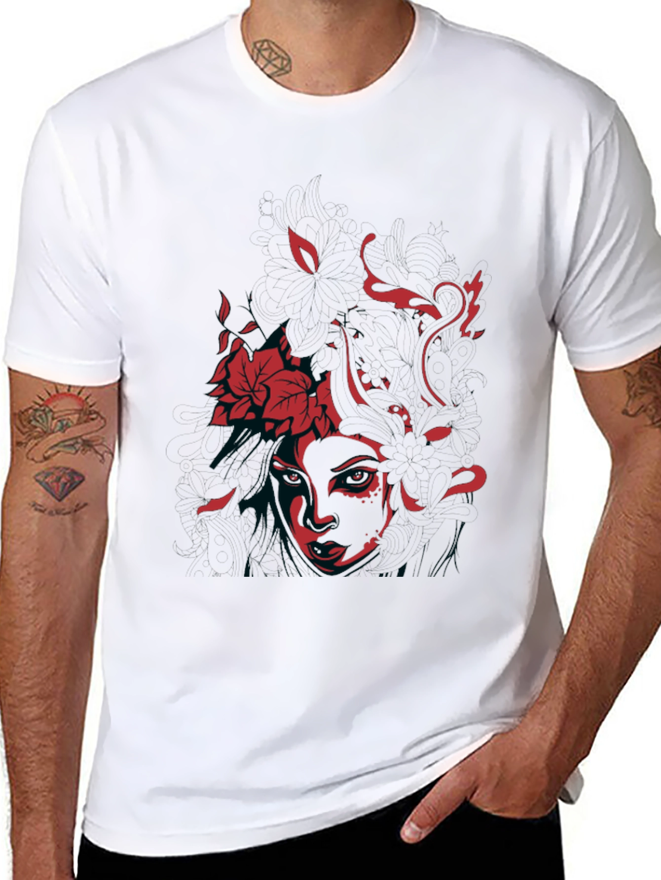 Medusa Graphic Print T-Shirt - Modern Streetwear