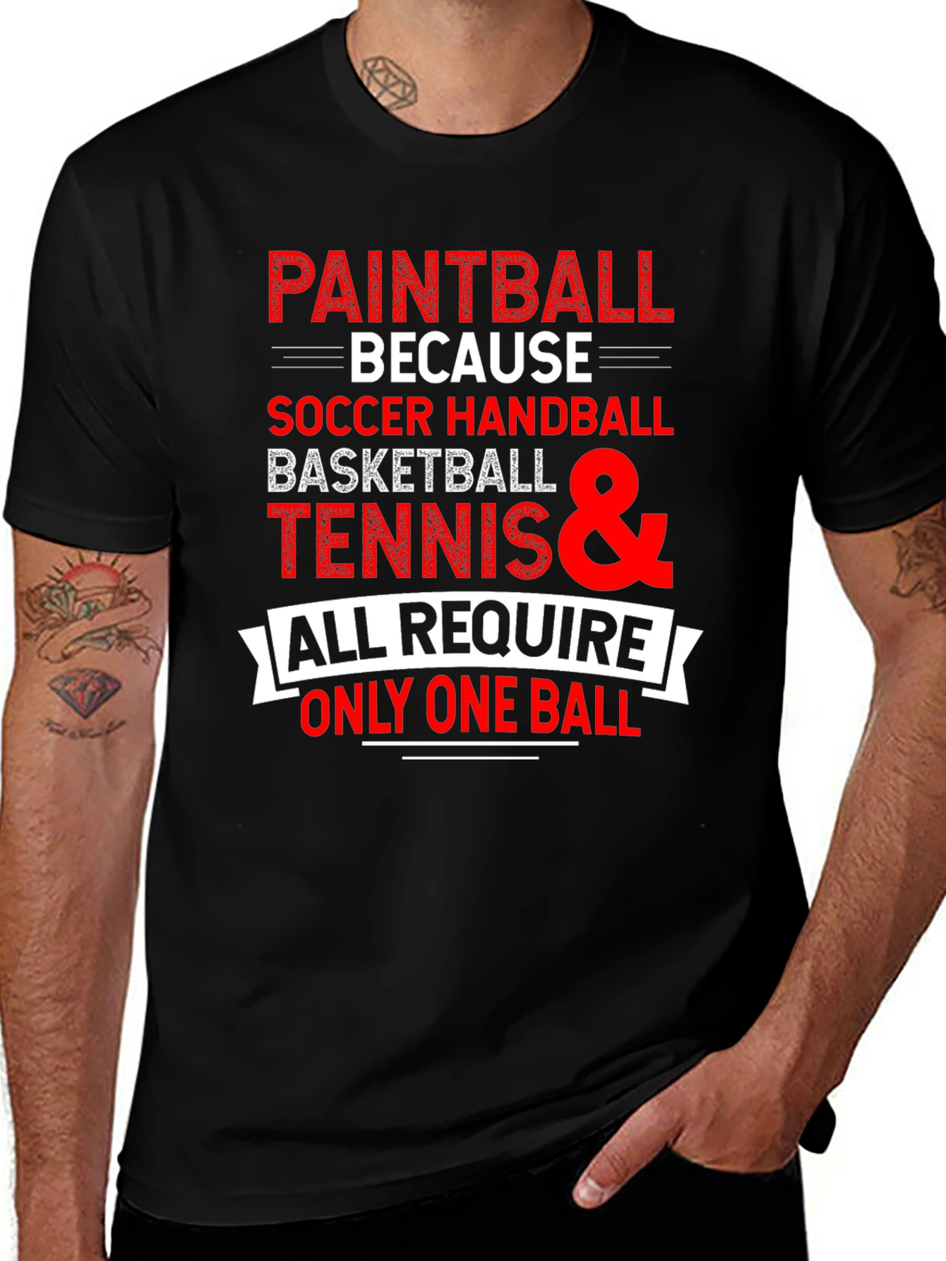 Paintball Because T-Shirt