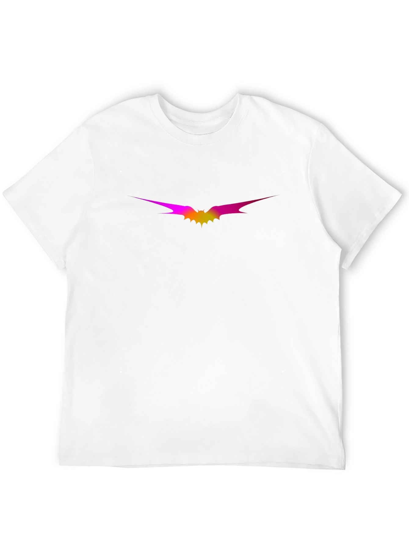 Gradient Bat Graphic Tee - Black