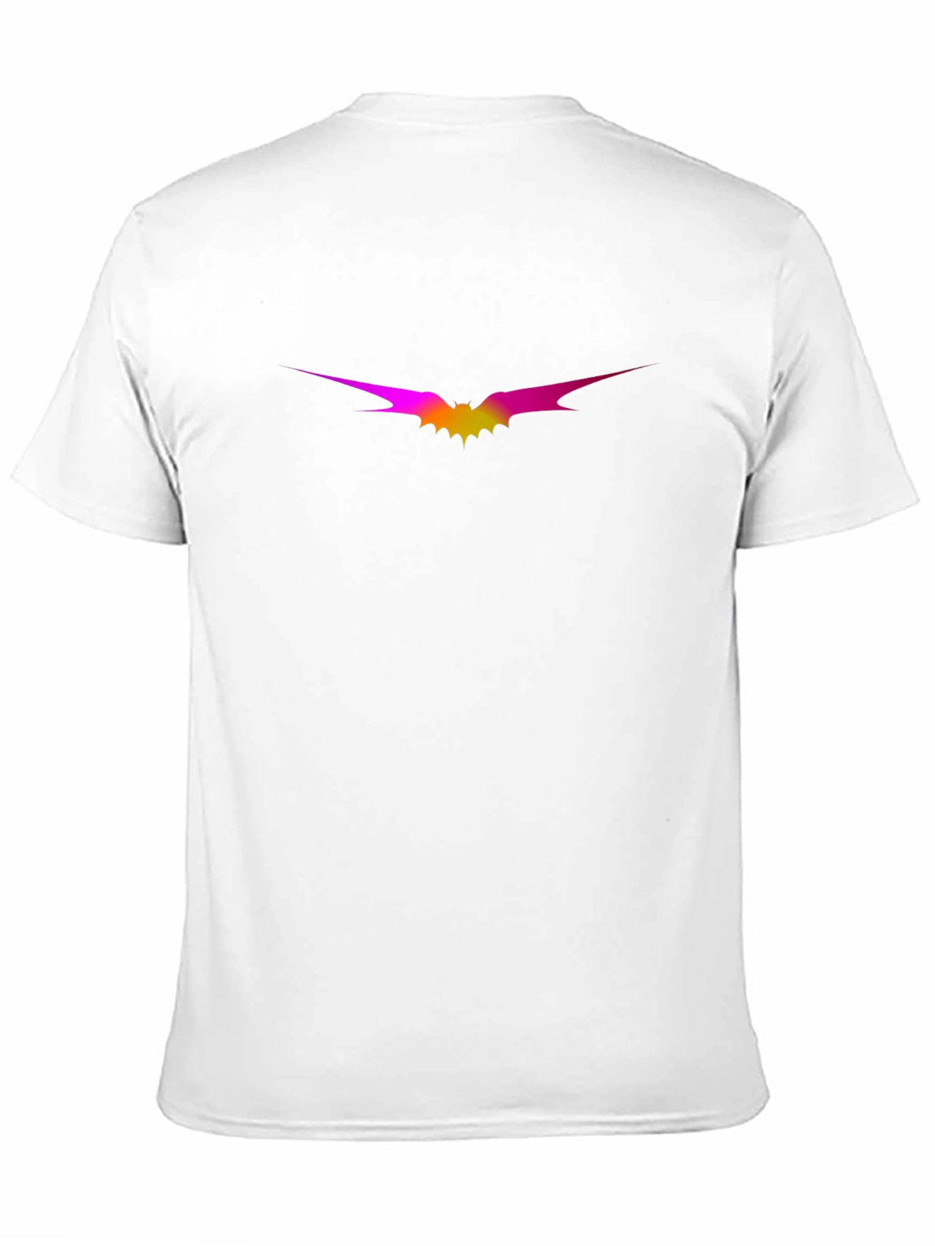 Gradient Bat Graphic Tee - Black