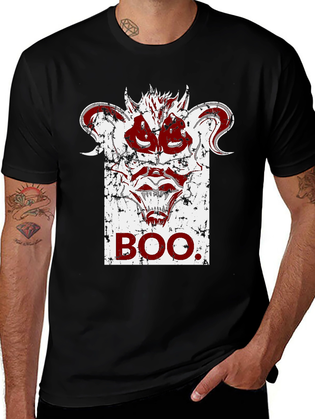Boo Monster Graphic Tee - Halloween