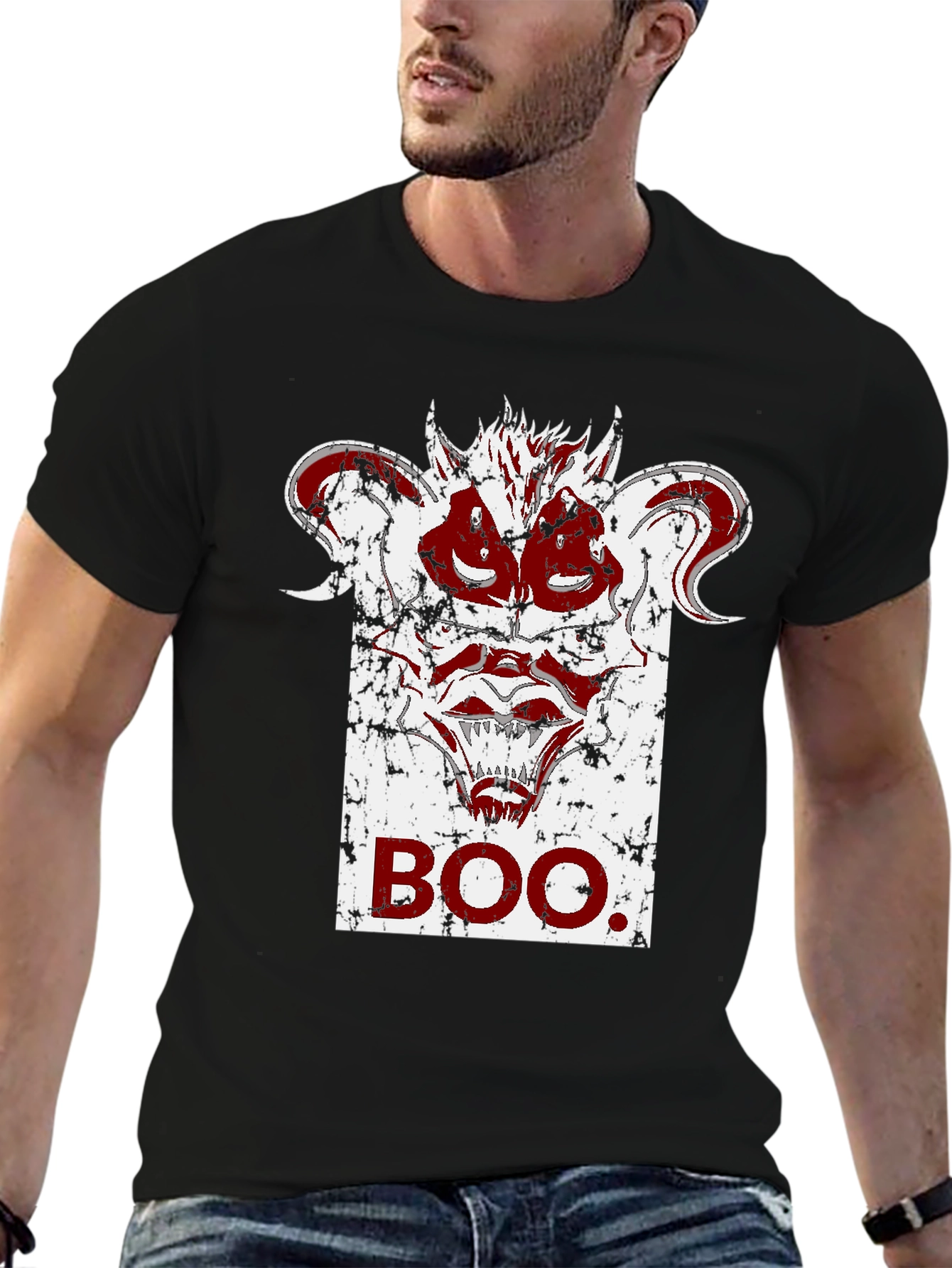 Boo Monster Graphic Tee - Halloween