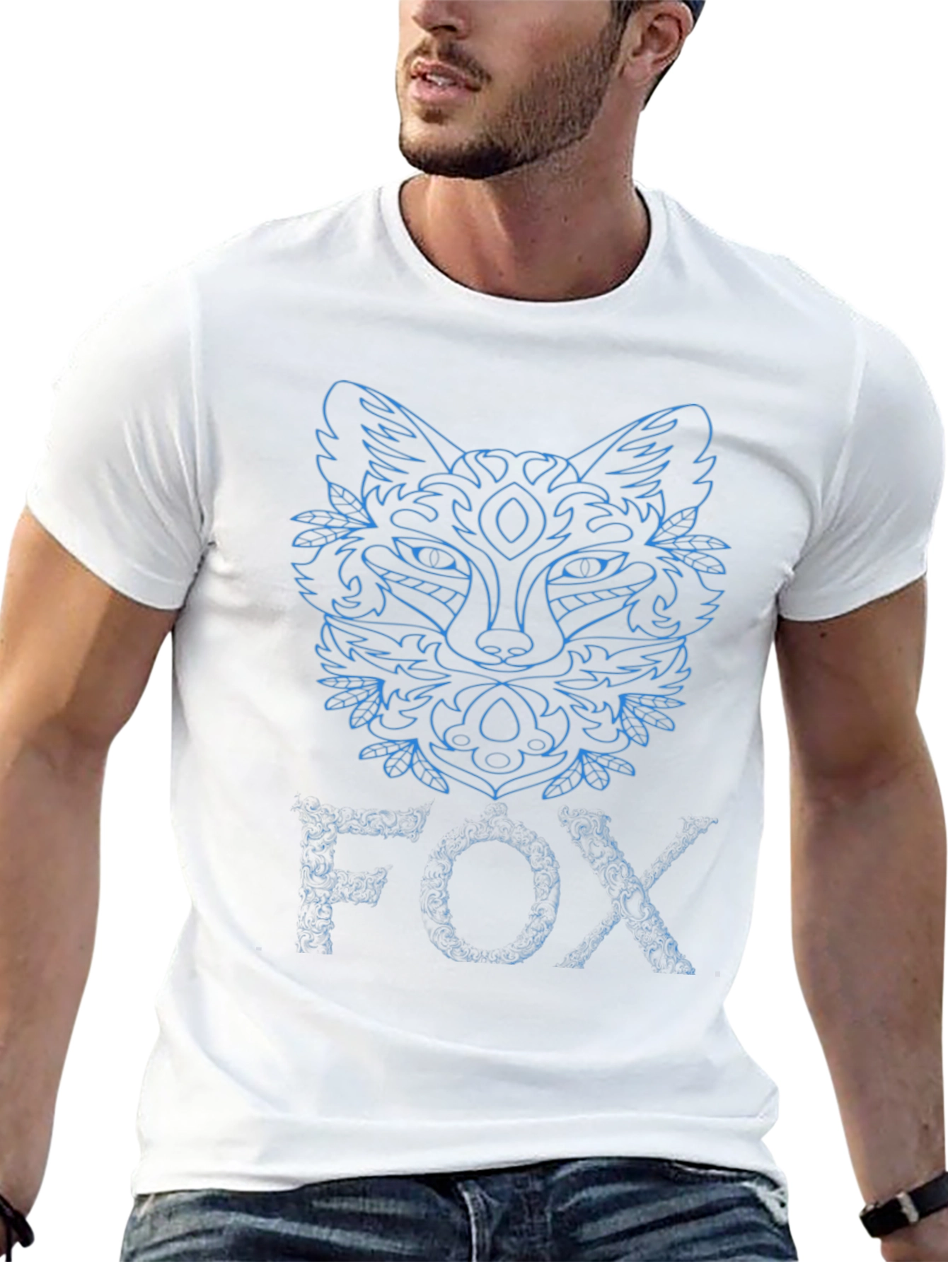 Fox Graphic Tee - Stylish & Unique Design